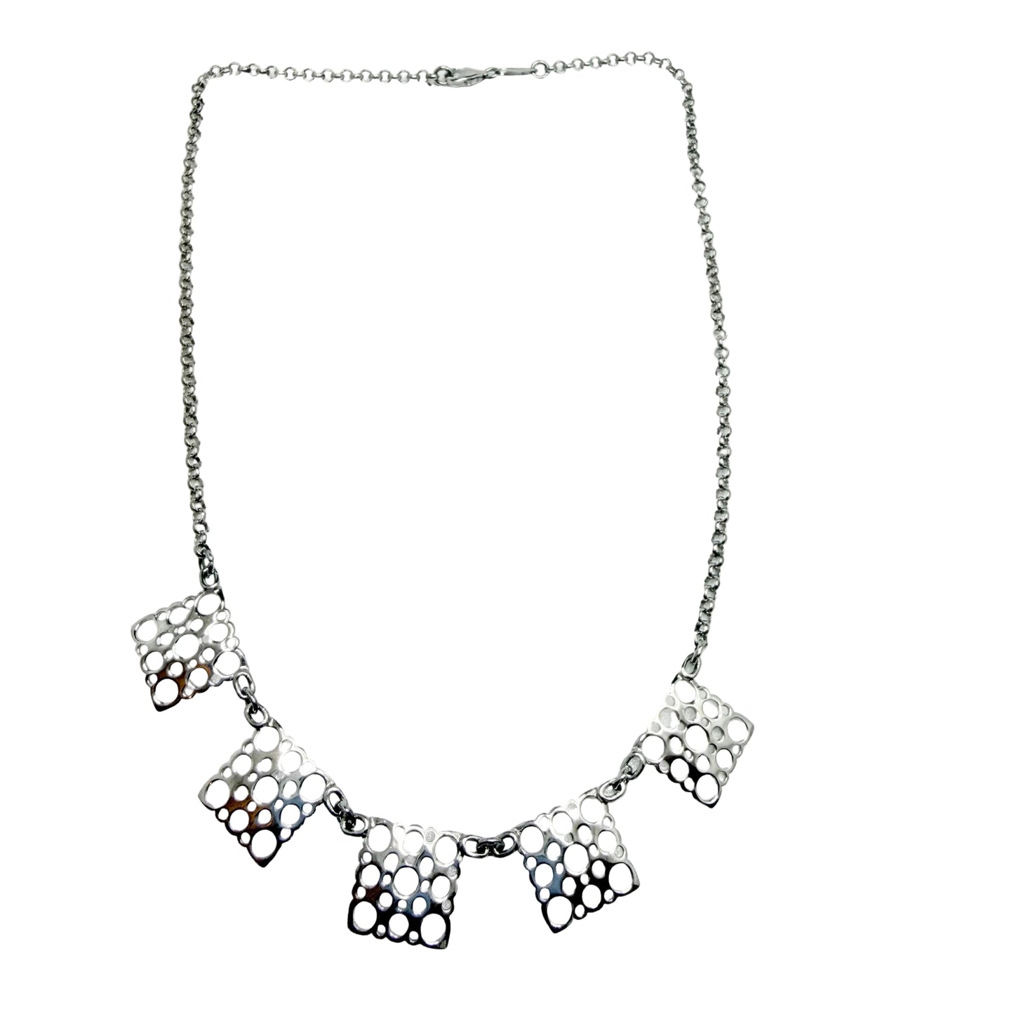 Liisa Vitali for Kultakeskus, Finland Vintage Sterling Silver Necklace