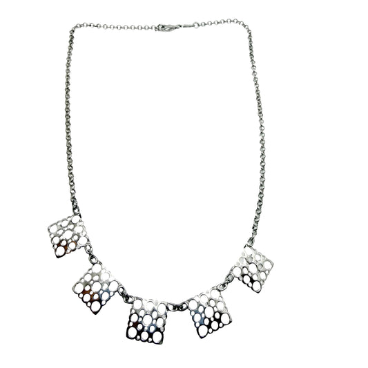 Liisa Vitali for Kultakeskus, Finland Vintage Sterling Silver Necklace