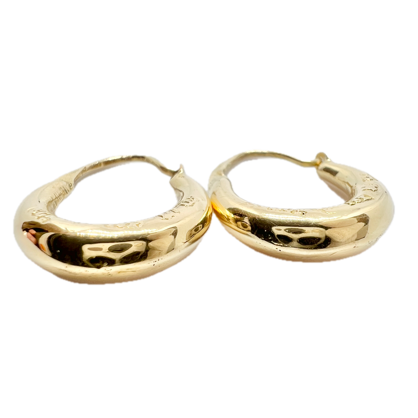 Sweden 1874. Antique 18k Gold Earrings.