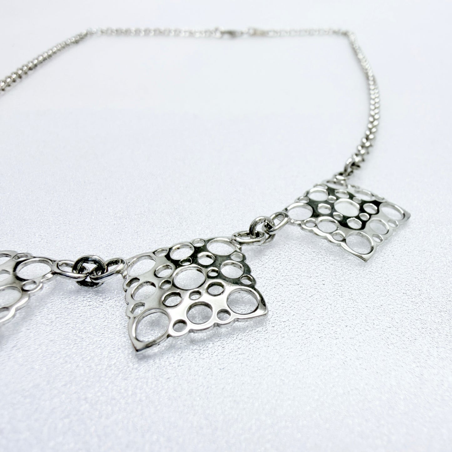 Liisa Vitali for Kultakeskus, Finland Vintage Sterling Silver Necklace