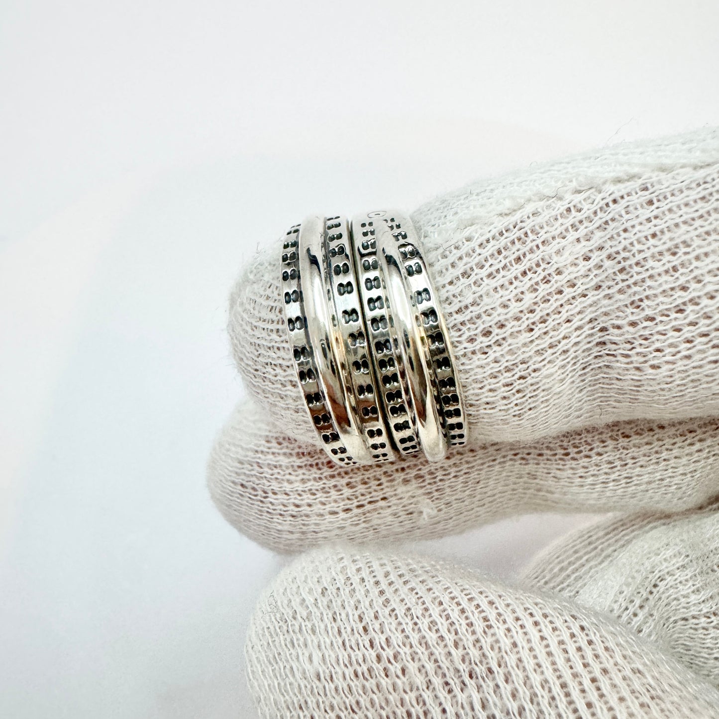 David-Andersen, Norway. Vintage Sterling Silver Viking Copy Ring.