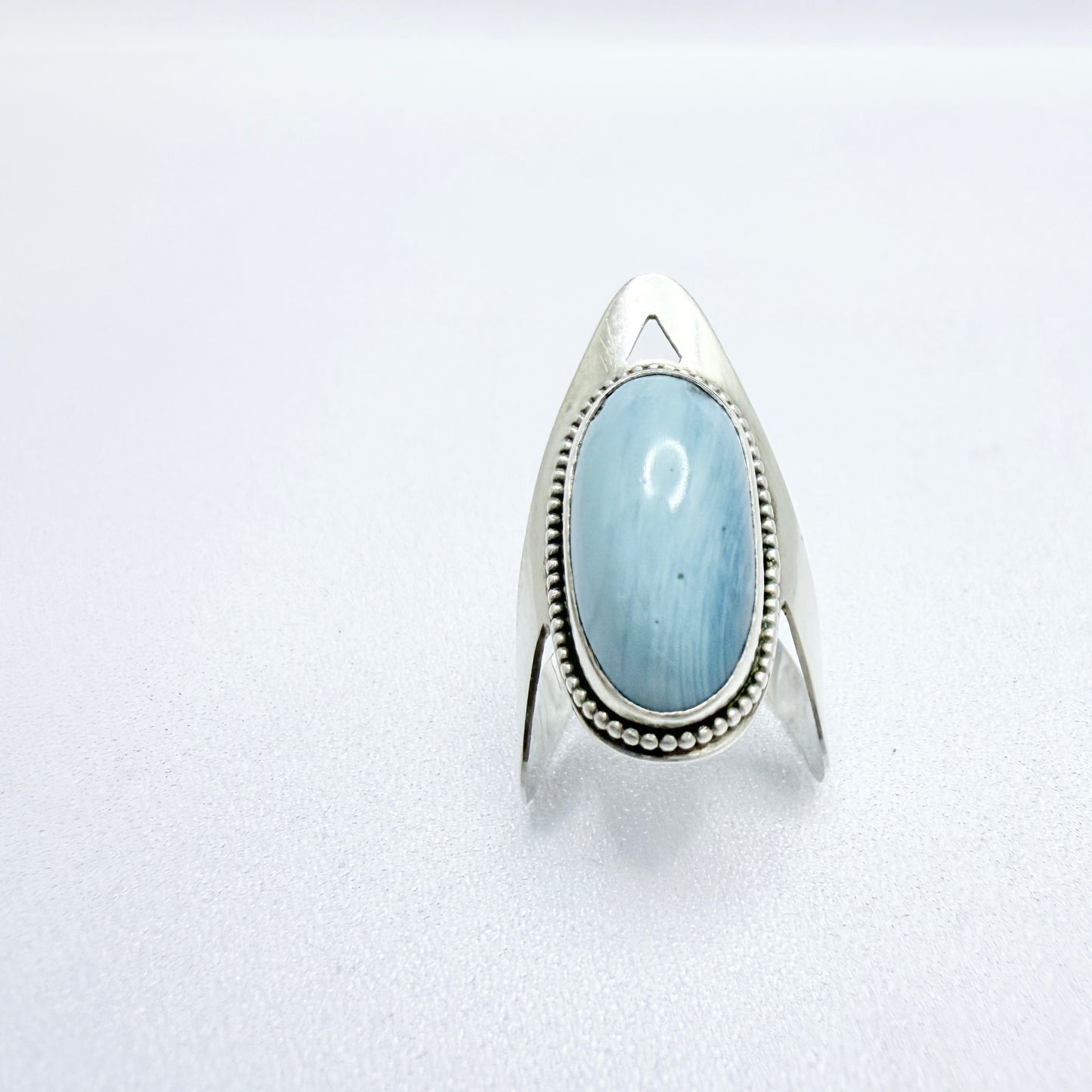 Sweden. Vintage Sterling Silver Bergslagen-stone Ring.