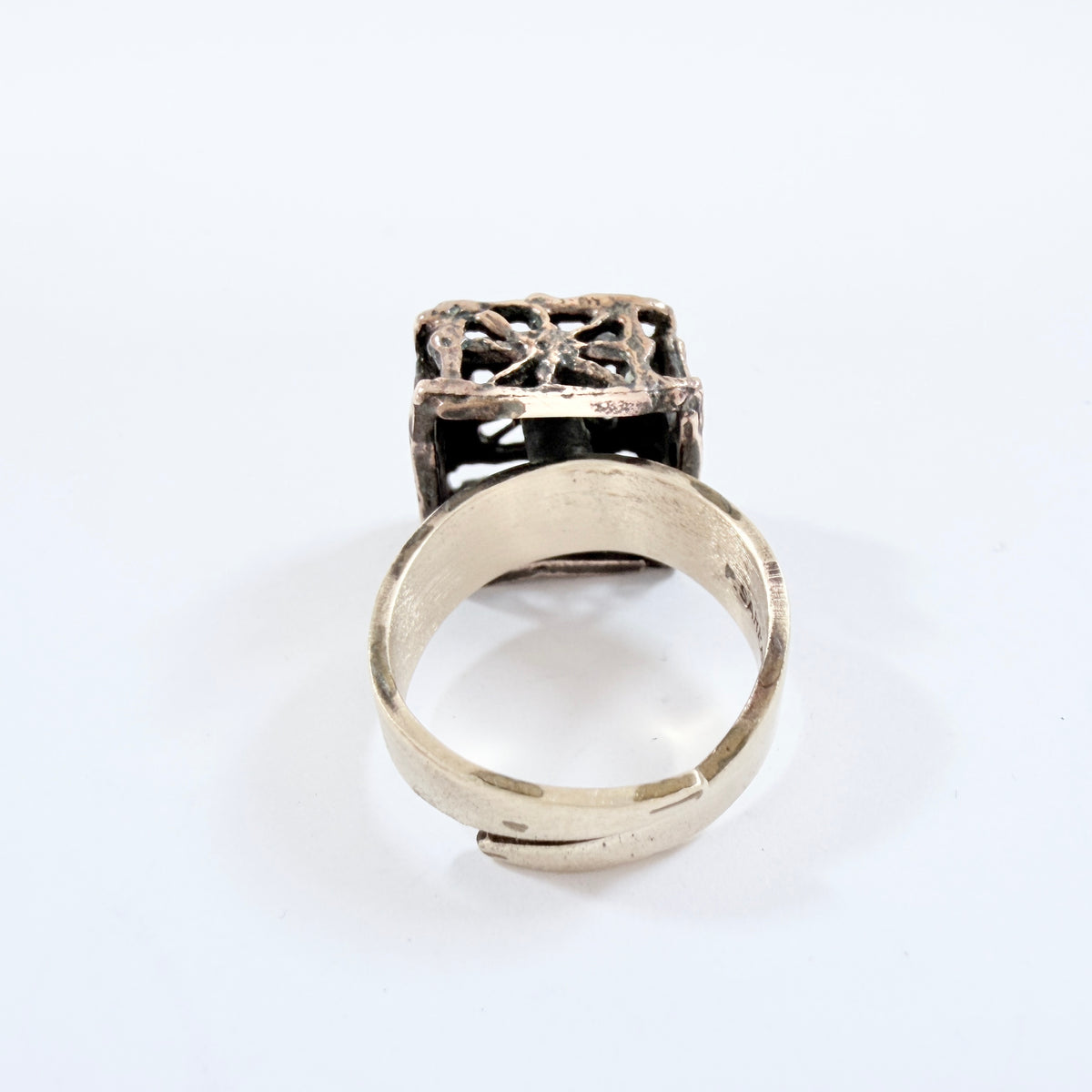 Pentti Sarpaneva, Finland. Vintage 1970s Bronze Ring. Design Pitsi