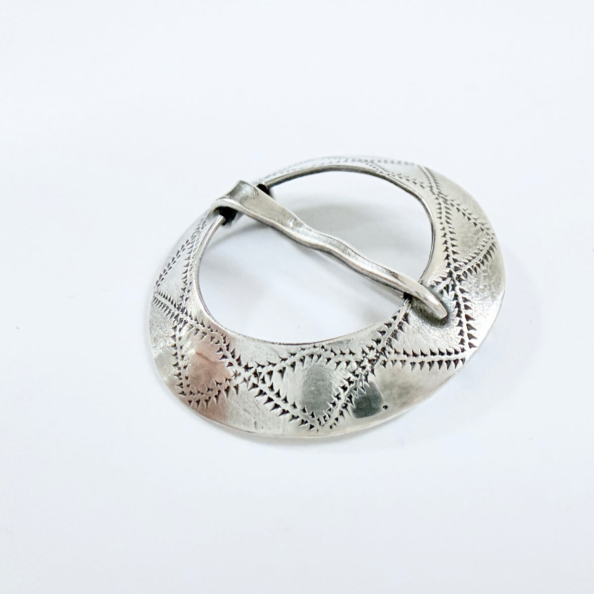 Kalevala Koru, Finland 1977. Vintage Sterling Silver Viking-style Brooch.