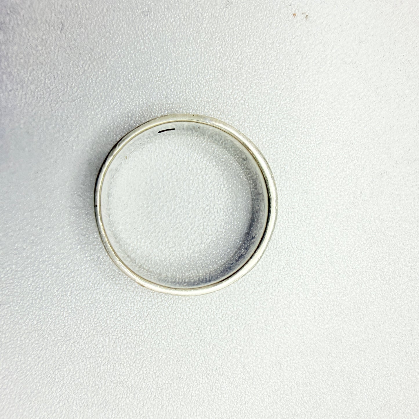 Vintage Sterling Silver Flower / Sun Band Ring.