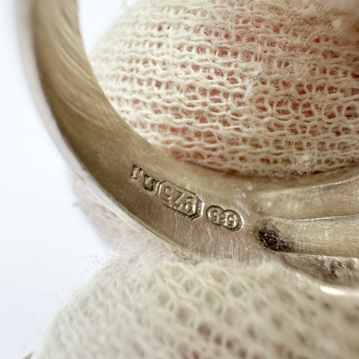 Vintage 1980s Sterling Silver 14k Gold Ring.