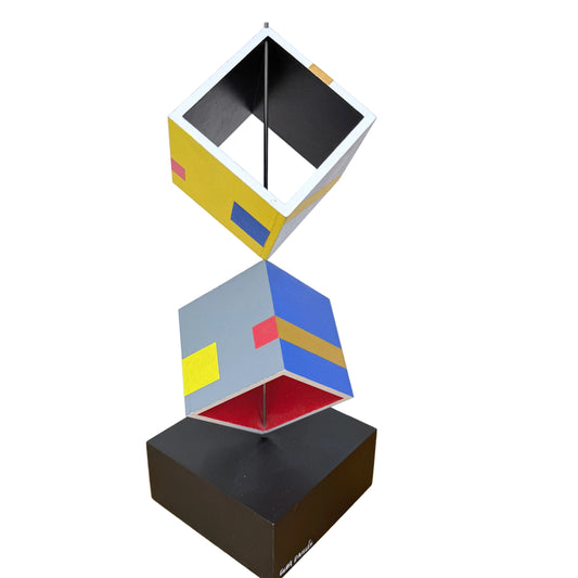 Curt Dahlén, Sweden. Vintage Sculpture. "Poly 11" year 1996. Signed.