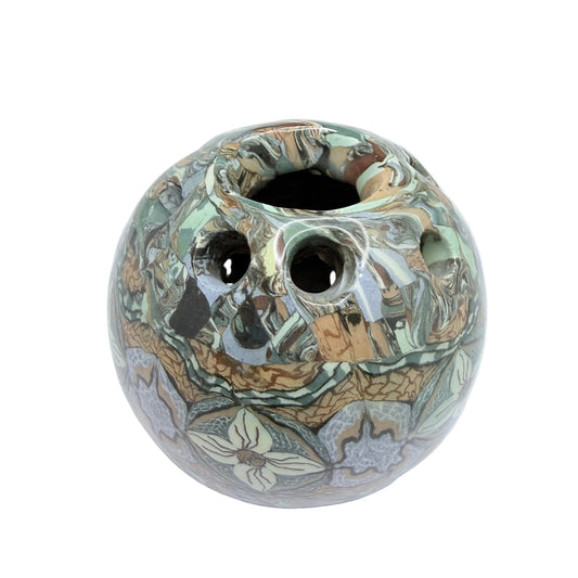 Jean Gerbino, Vallauris France. Ceramic Posy Potpourri Vase