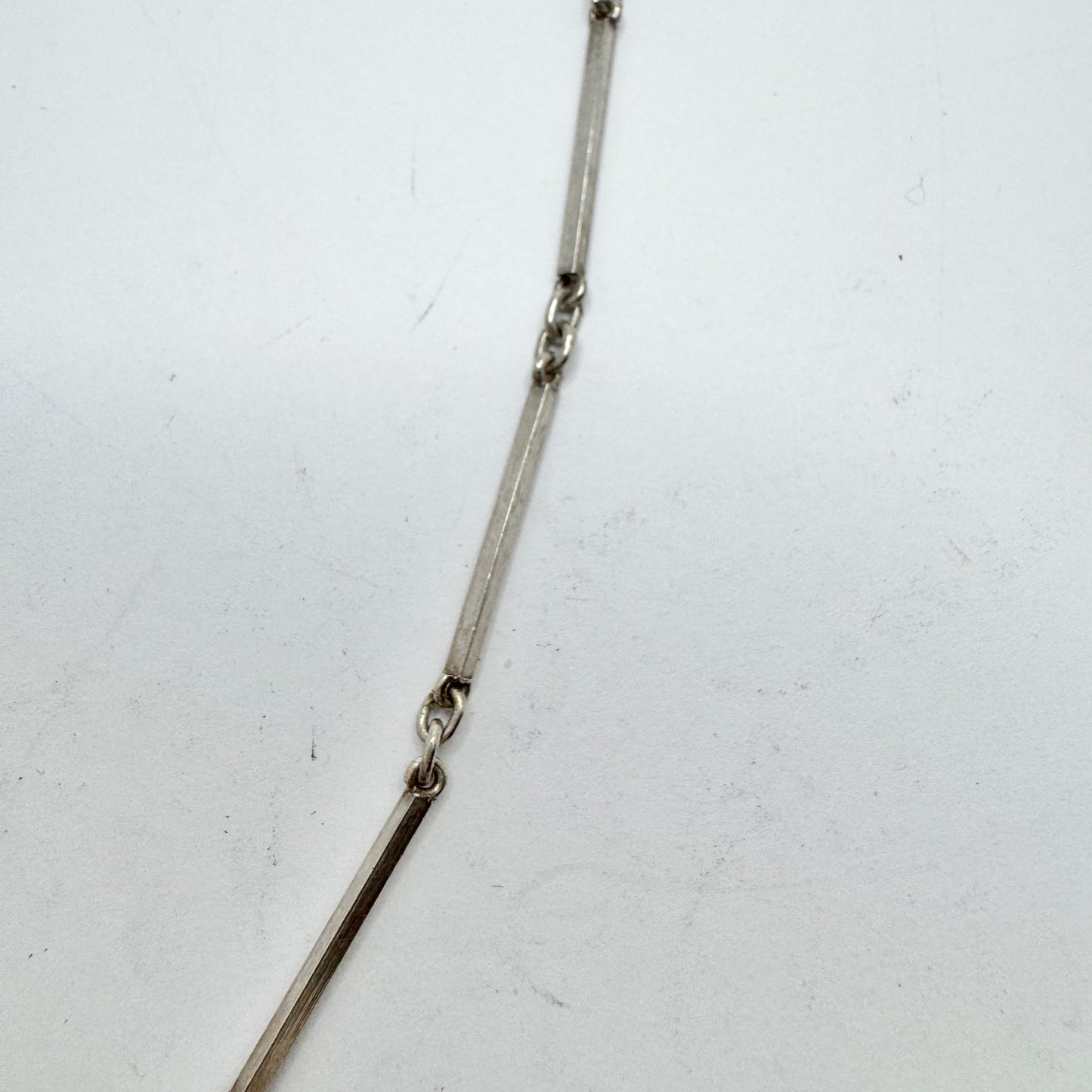 Ateljé Stigbert, Sweden 1948. Vintage Sterling Silver Link Necklace.