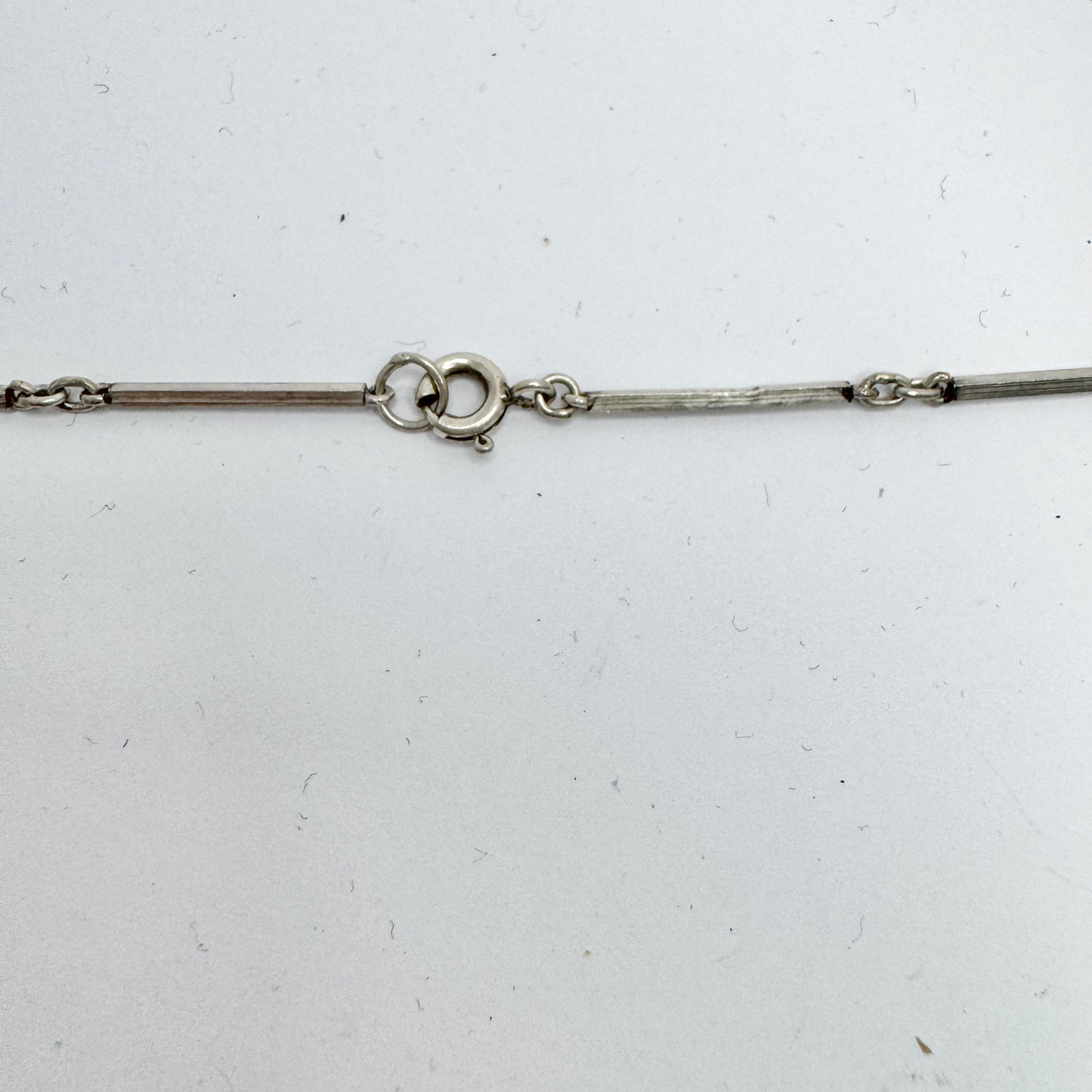 Ateljé Stigbert, Sweden 1948. Vintage Sterling Silver Link Necklace.