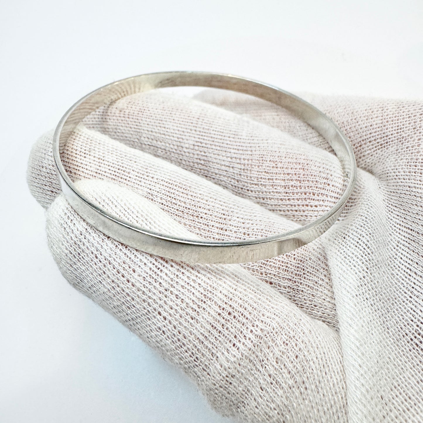 G Dahlgren, Sweden 1964. Vintage Sterling Silver Bangle Bracelet.