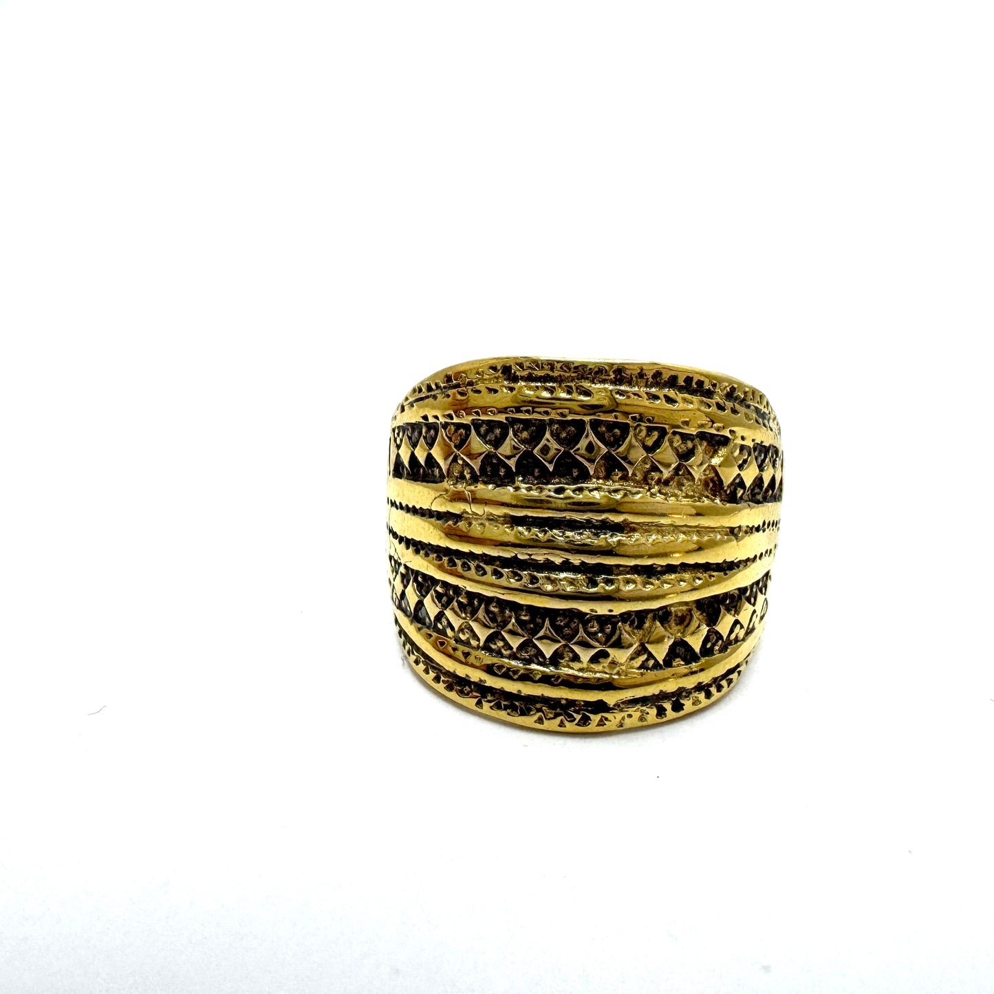 Vintage Sterling Silver Viking Copy Men´s Ring.