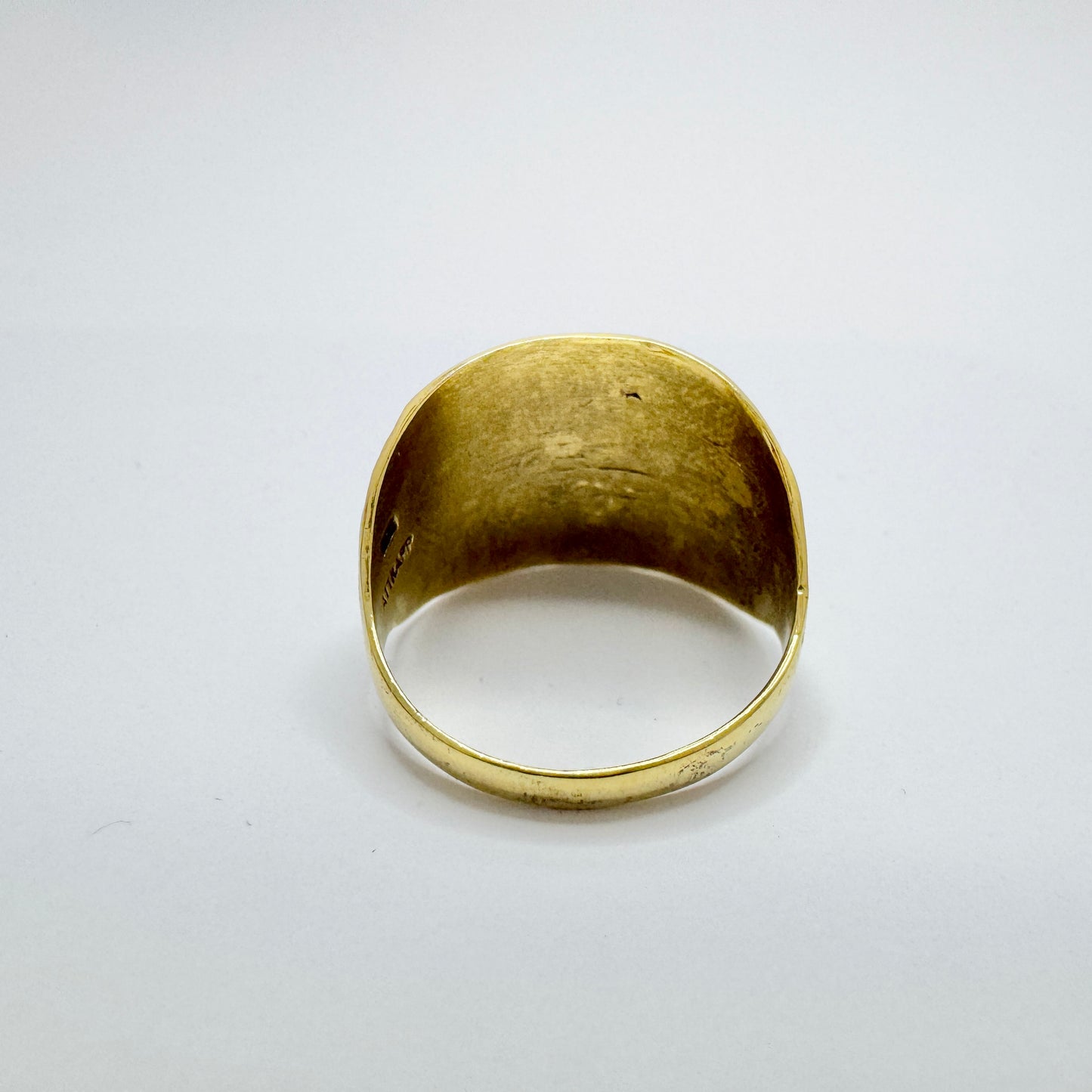 Vintage Sterling Silver Viking Copy Men´s Ring.