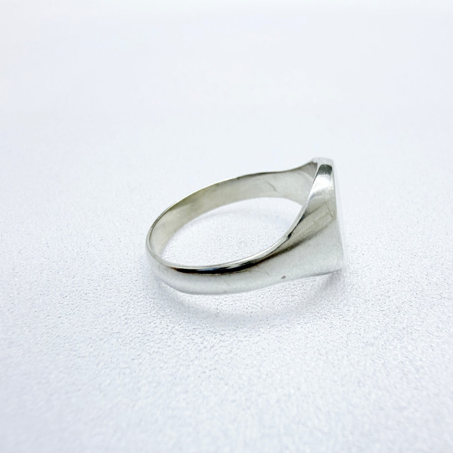Victor Janson, Sweden. Vintage Sterling Silver Signet Ring.