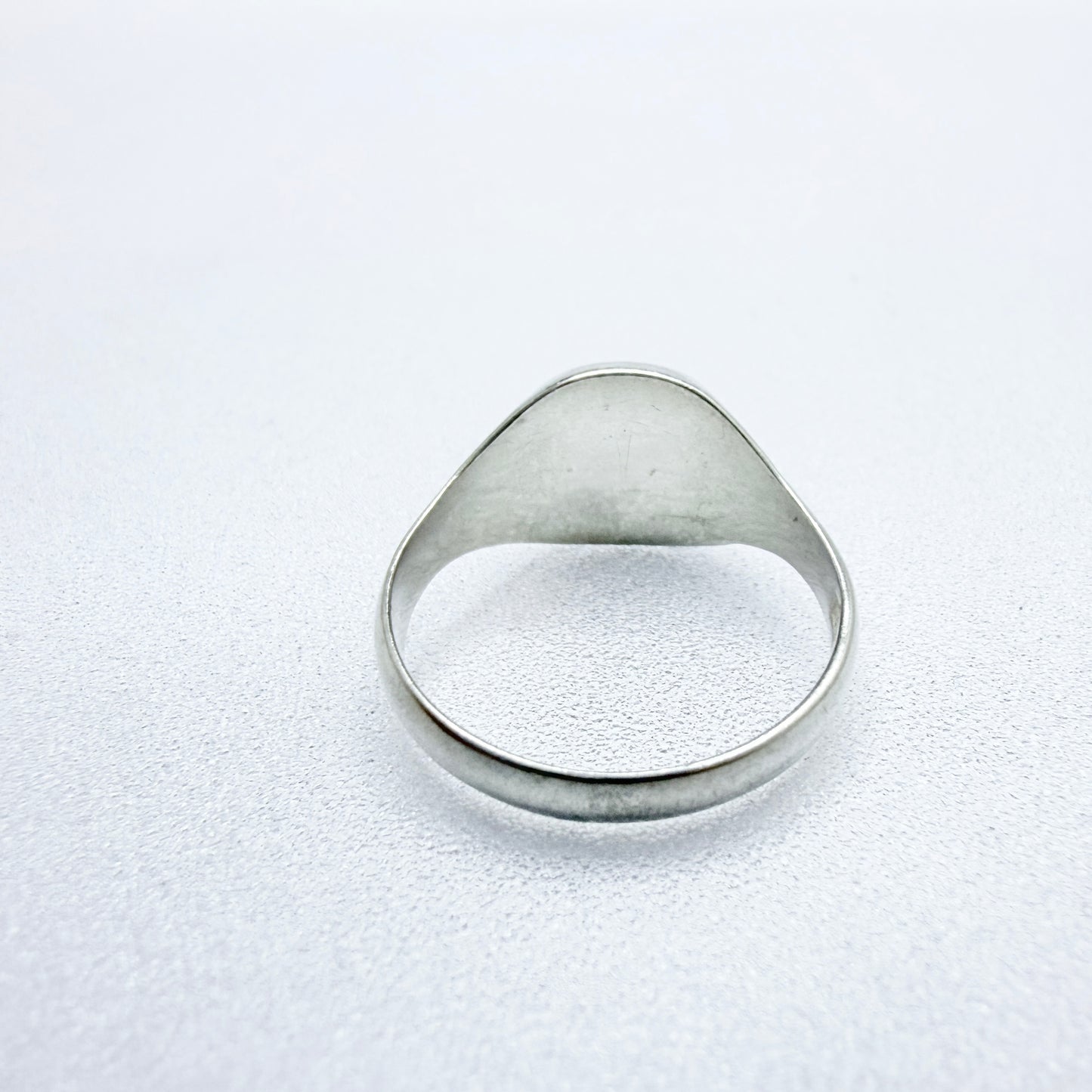 Victor Janson, Sweden. Vintage Sterling Silver Signet Ring.