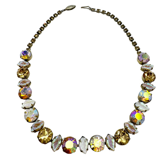 Signed Regency, Vintage ca 1950s. Vintage Costume Jewelry Necklace.