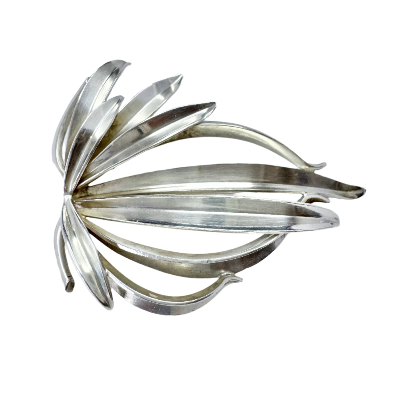 Gertrud Engel for A Michelsen Denmark 1950s. Vintage Sterling Silver Brooch.