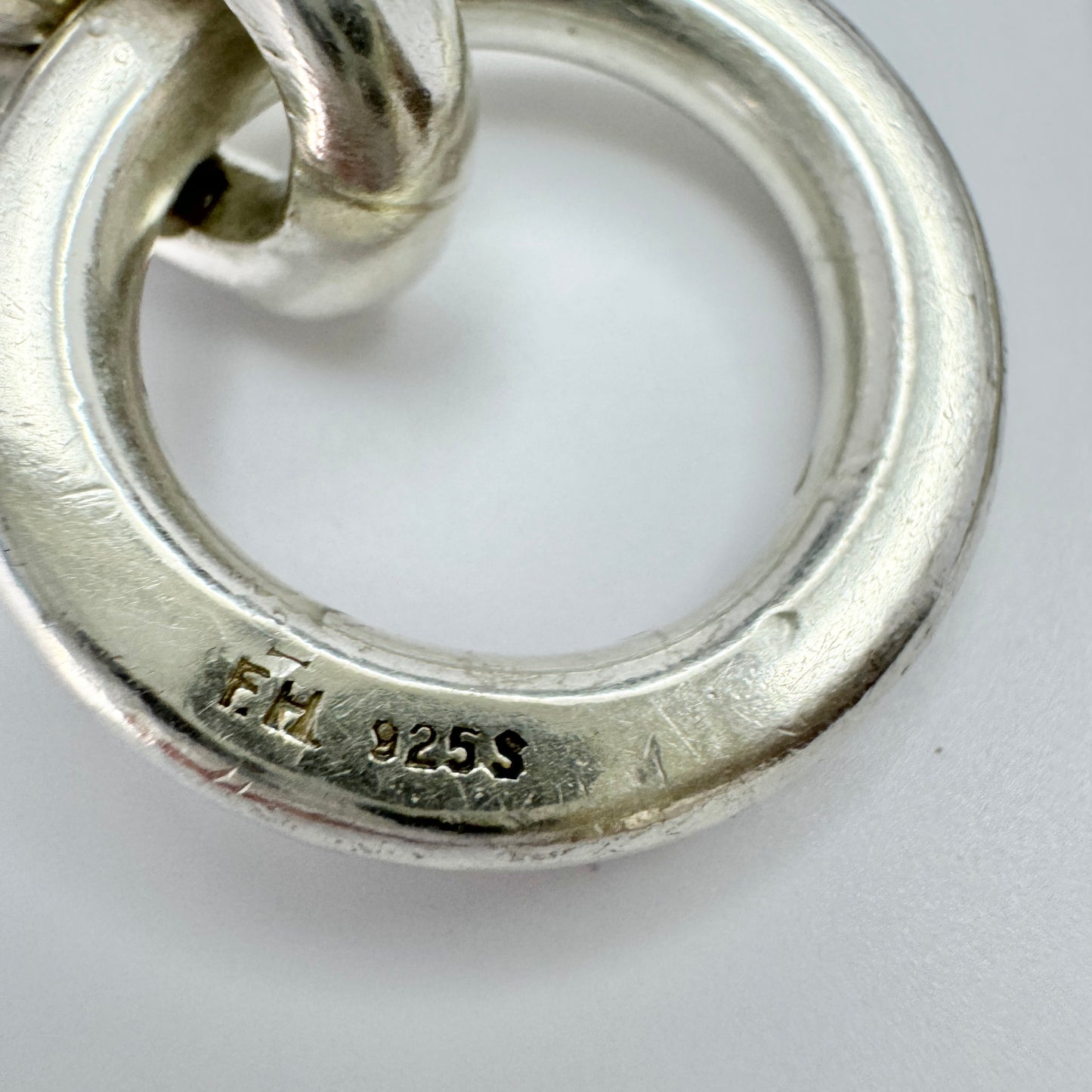 Frantz Hingelberg, Denmark 1958. Chunky Vintage Sterling Silver Bracelet.