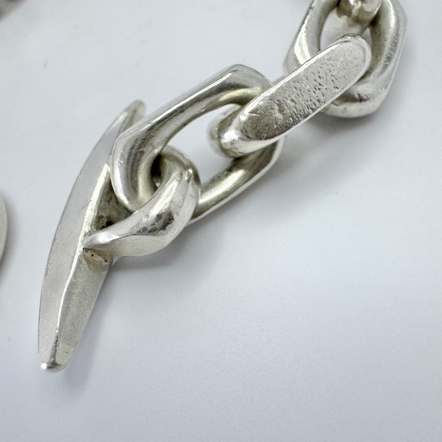 Frantz Hingelberg, Denmark 1958. Chunky Vintage Sterling Silver Bracelet.