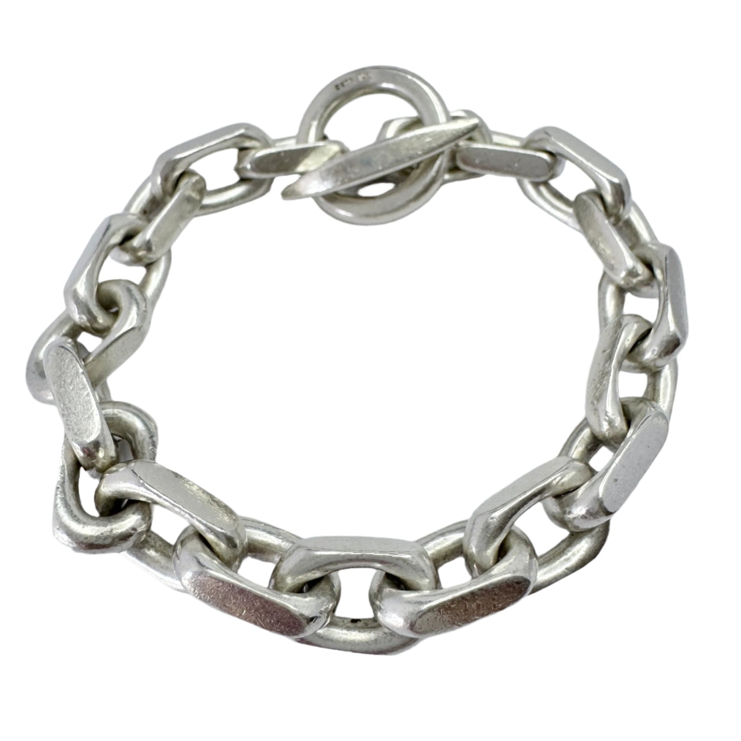 Frantz Hingelberg, Denmark 1958. Chunky Vintage Sterling Silver Bracelet.