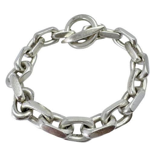 Frantz Hingelberg, Denmark 1958. Chunky Vintage Sterling Silver Bracelet.