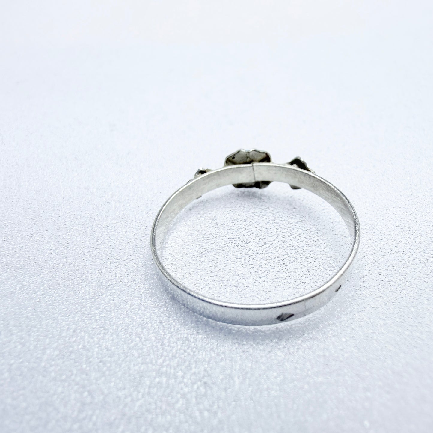 France. Vintage Solid Silver Turquoise Ring