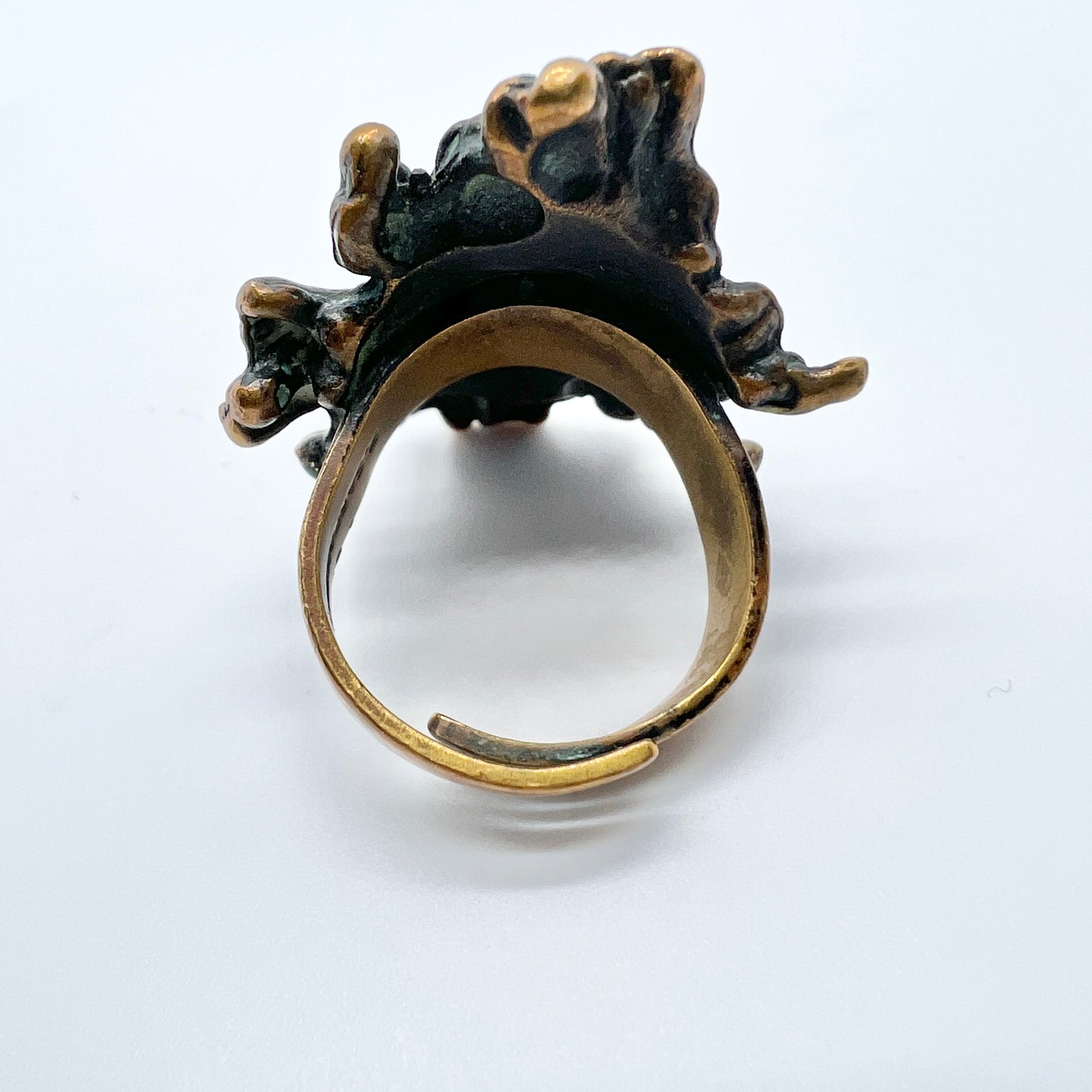 Pentti Sarpaneva, Finland 1970s. Bold Vintage Bronze Ring.