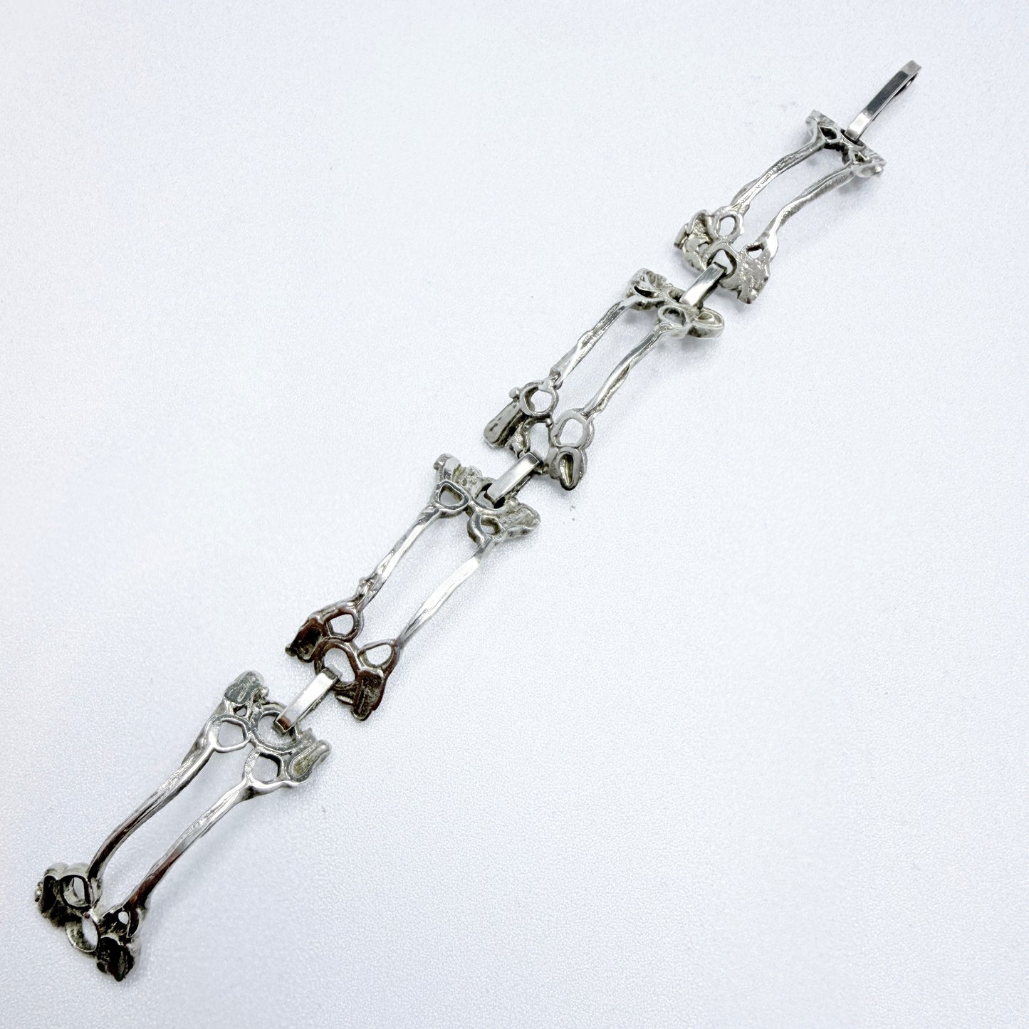 Lars Arby, Gothenburg Sweden 1978. Vintage Sterling Silver Bracelet.