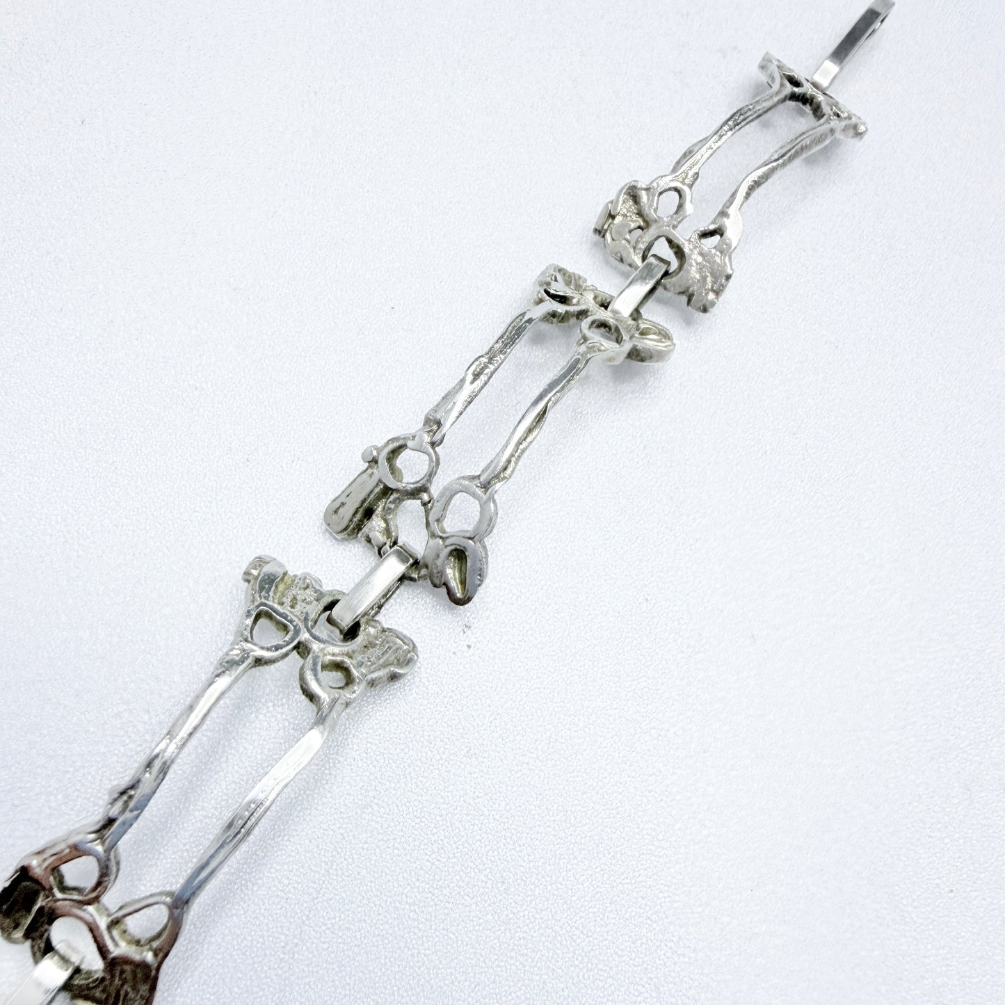 Lars Arby, Gothenburg Sweden 1978. Vintage Sterling Silver Bracelet.
