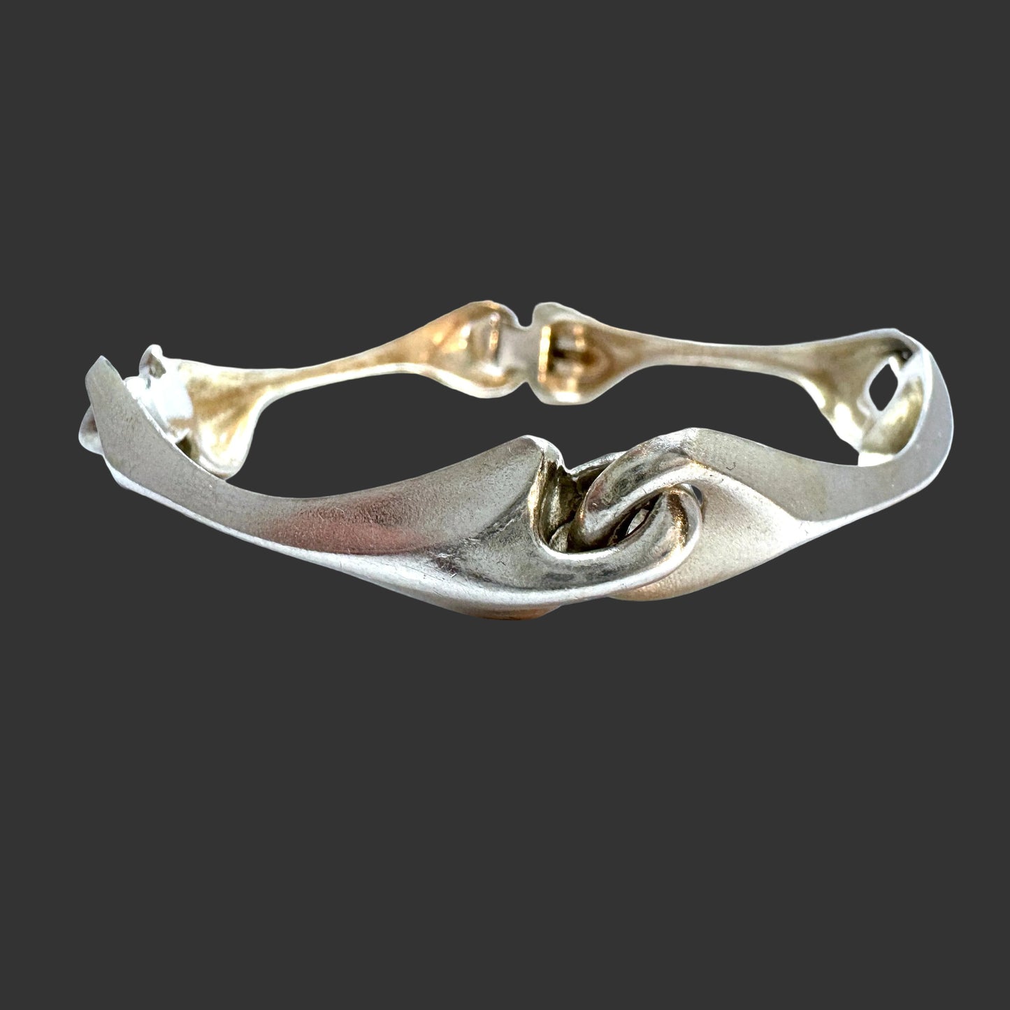 Björn Weckström for Lapponia, Finland 1980. Vintage Sterling Silver Bracelet. Armilla