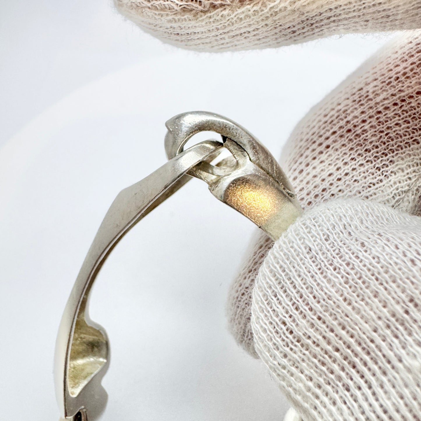 Björn Weckström for Lapponia, Finland 1980. Vintage Sterling Silver Bracelet. Armilla