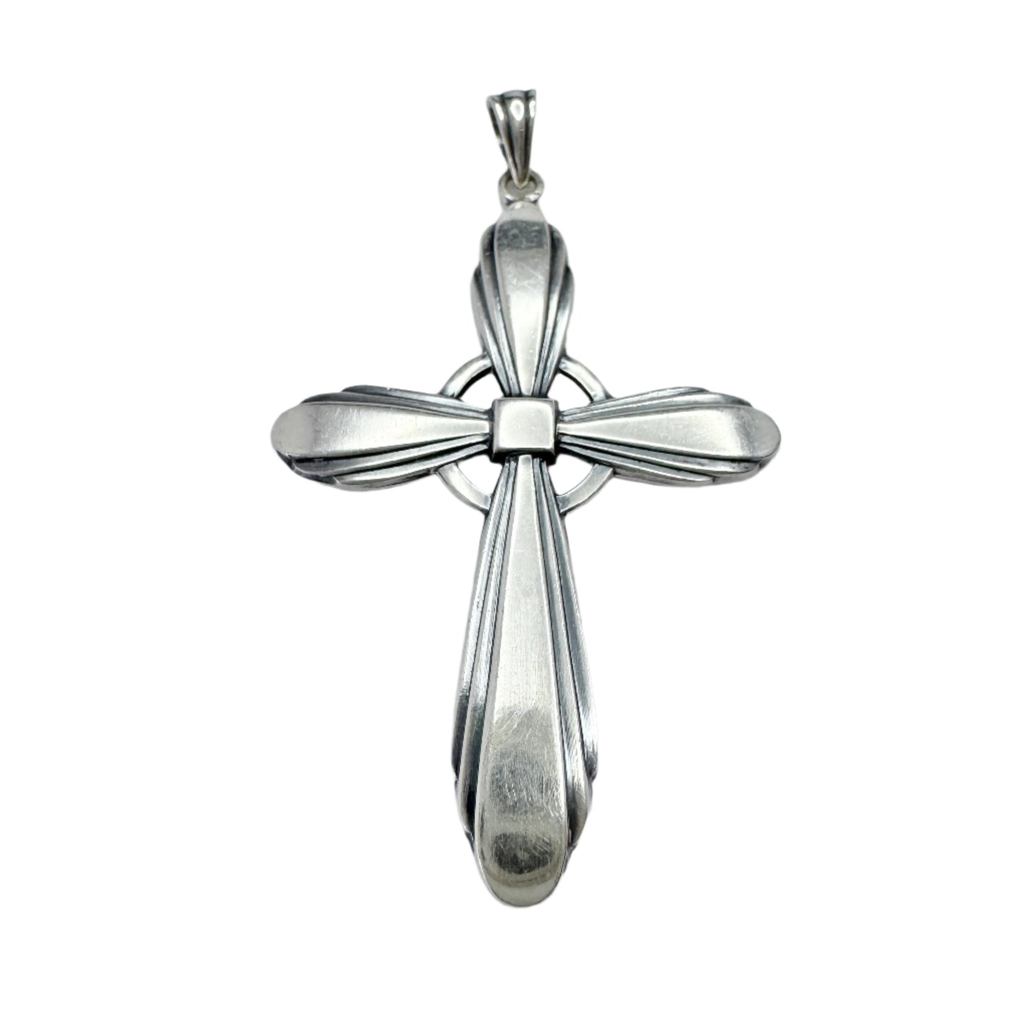 G Dahlgren, Sweden 1947. Vintage Sterling Silver Cross Pendant.