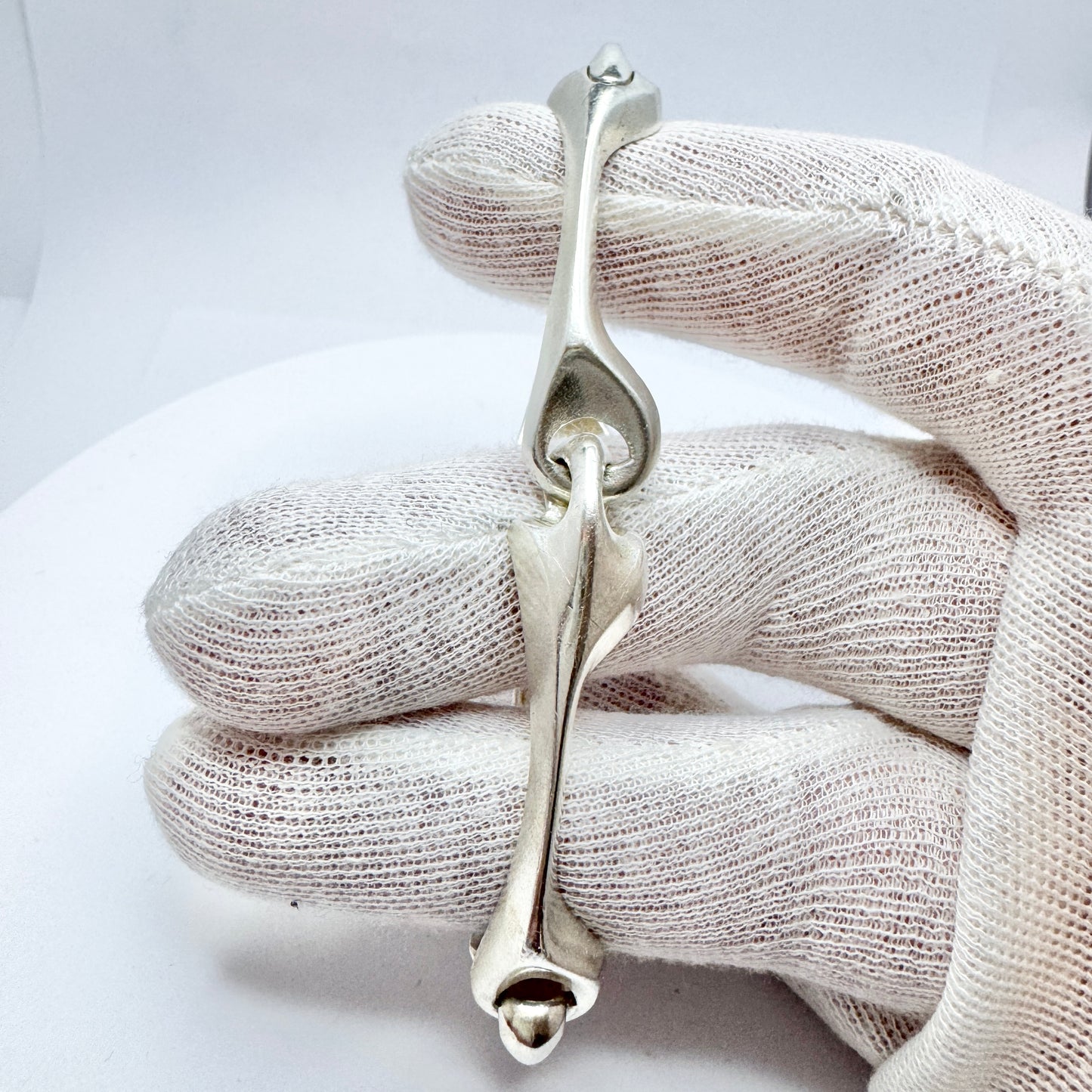 Björn Weckström for Lapponia, Finland 1980. Vintage Sterling Silver Bracelet. Armilla