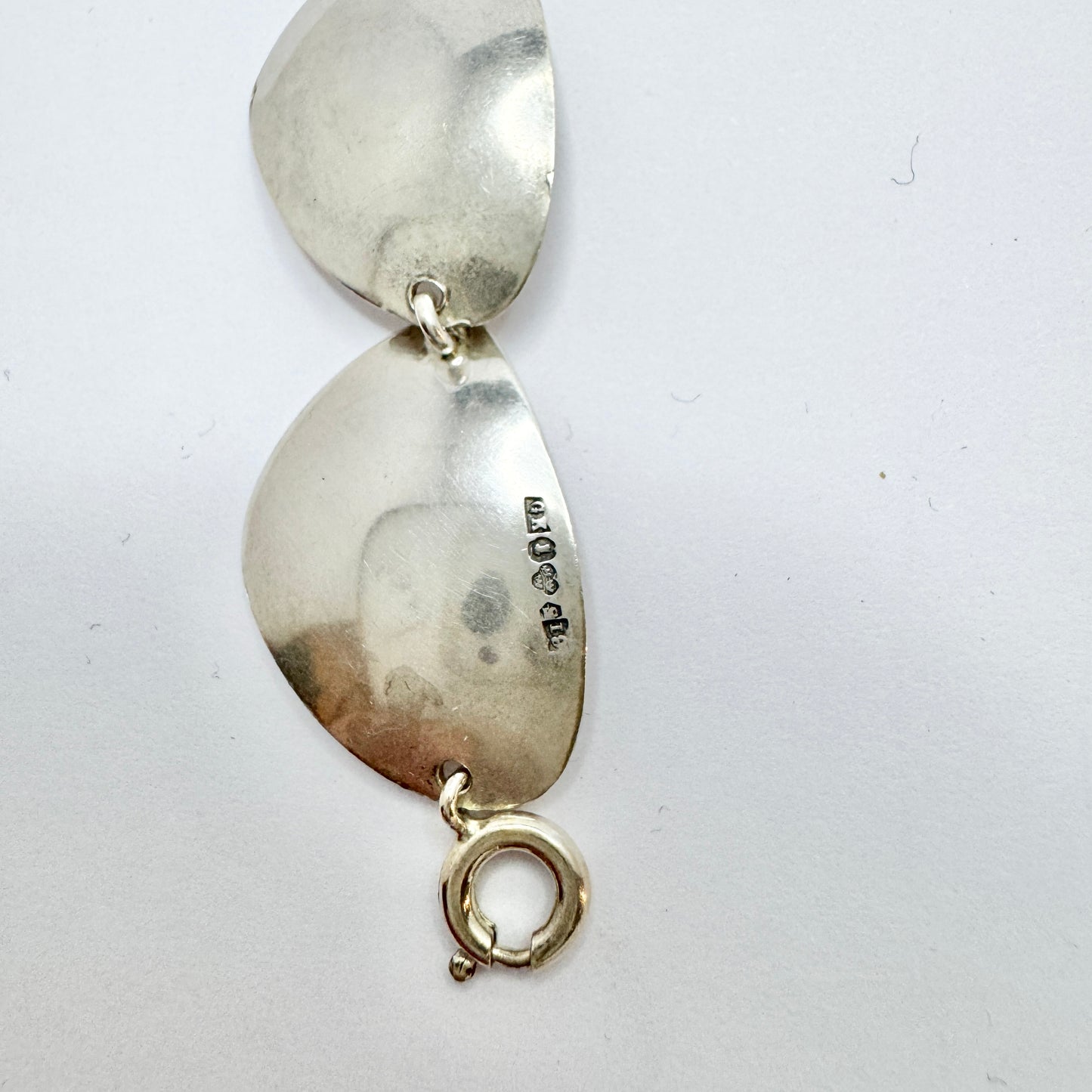 Kaplan, Sweden 1959. Vintage Sterling Silver Amethyst Necklace.