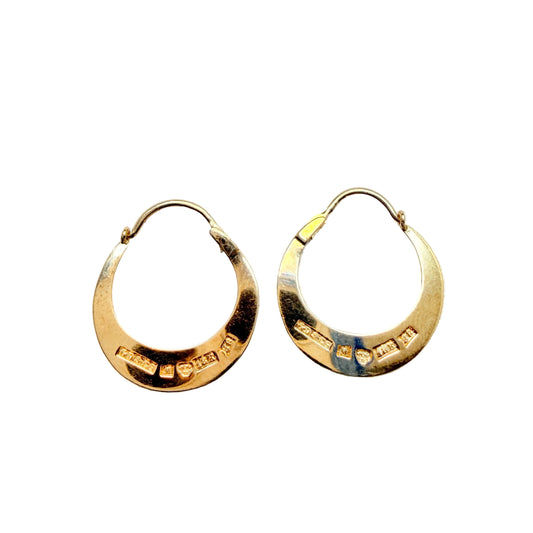 G Dahlgren, Sweden 1934. Vintage 18k Gold Earrings.