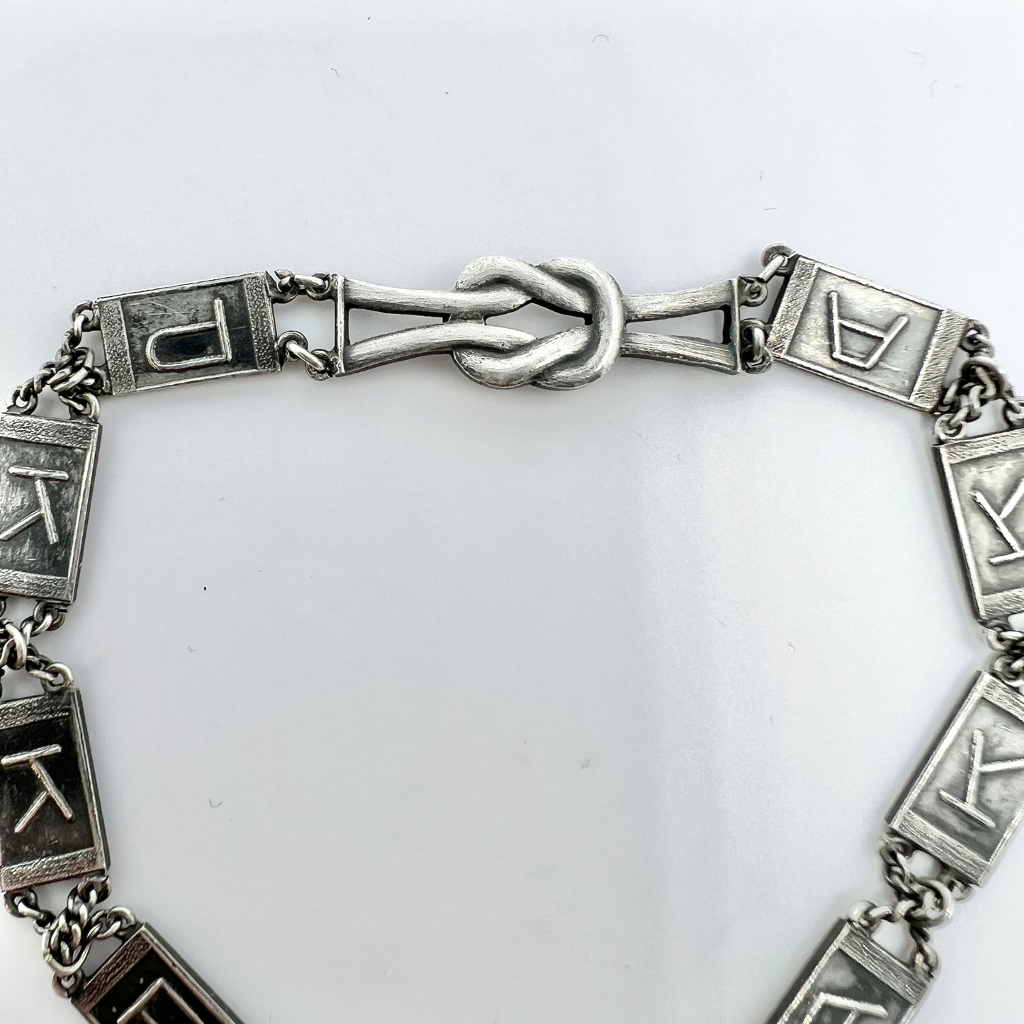 Hjalmar Salo, Finland 1932. Vintage Solid Silver Bracelet.