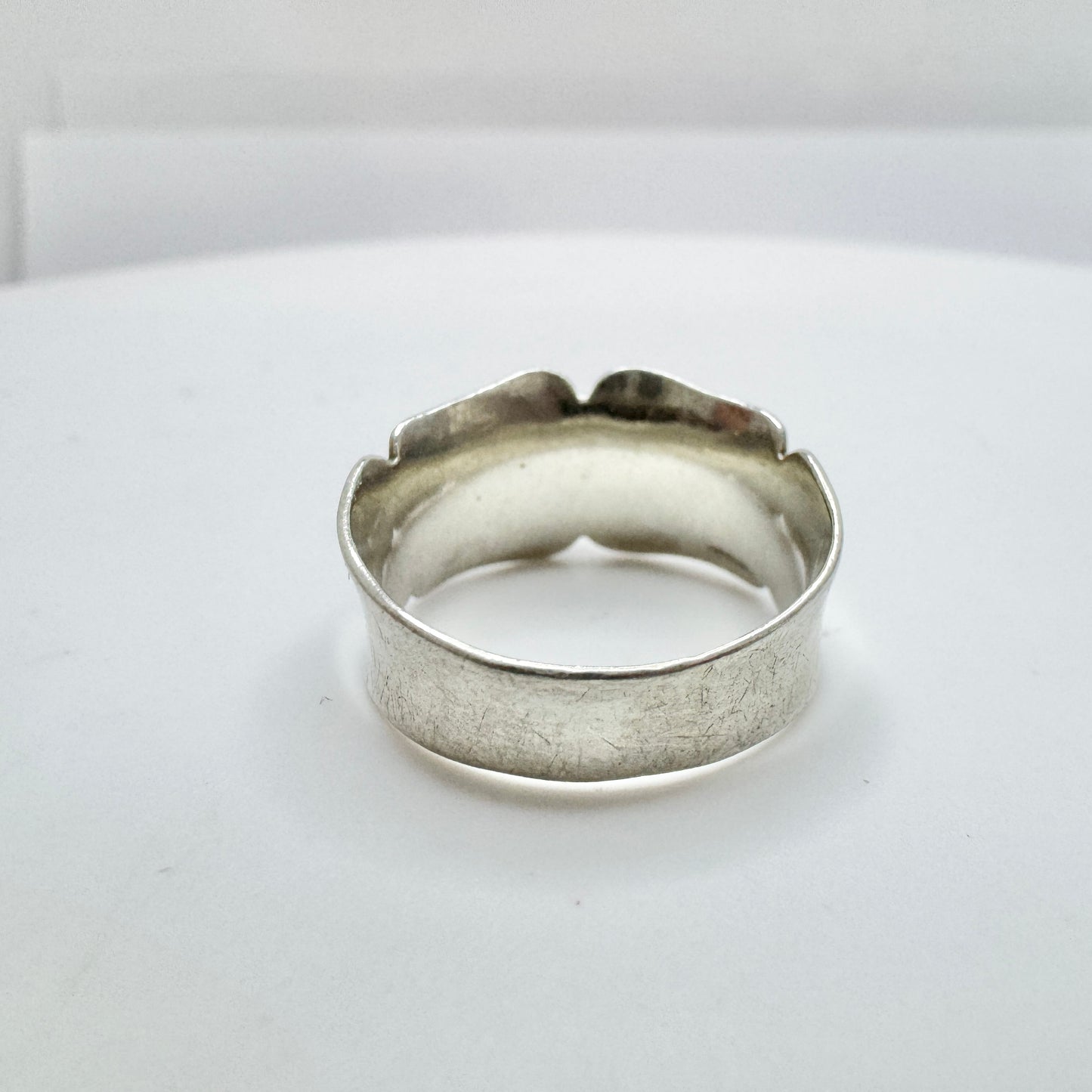 Sweden 1963. Vintage Sterling Silver Amethyst Ring.