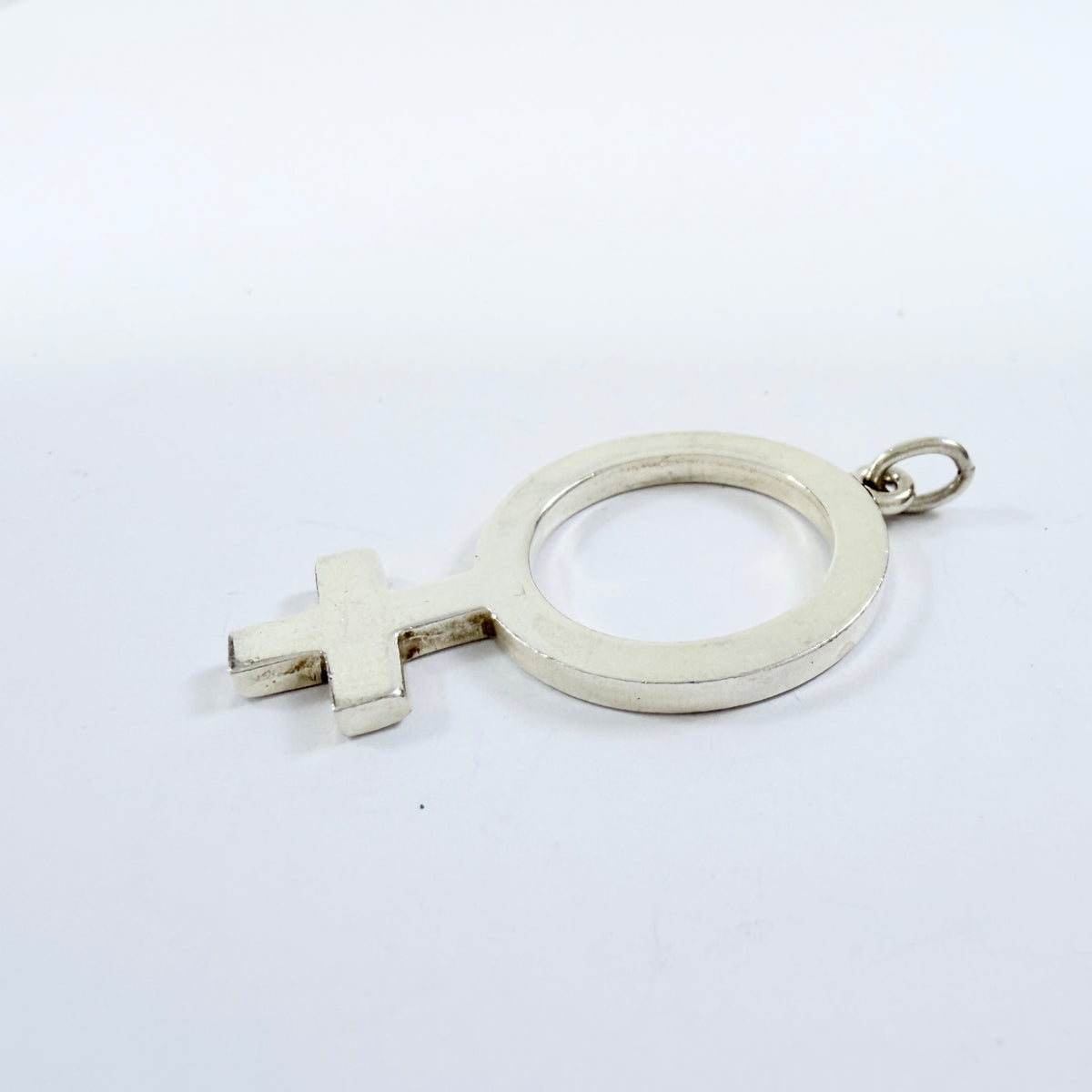 Sporrong, Sweden 1974. Vintage Sterling Silver Venus Women's Liberation Movement Pendant.