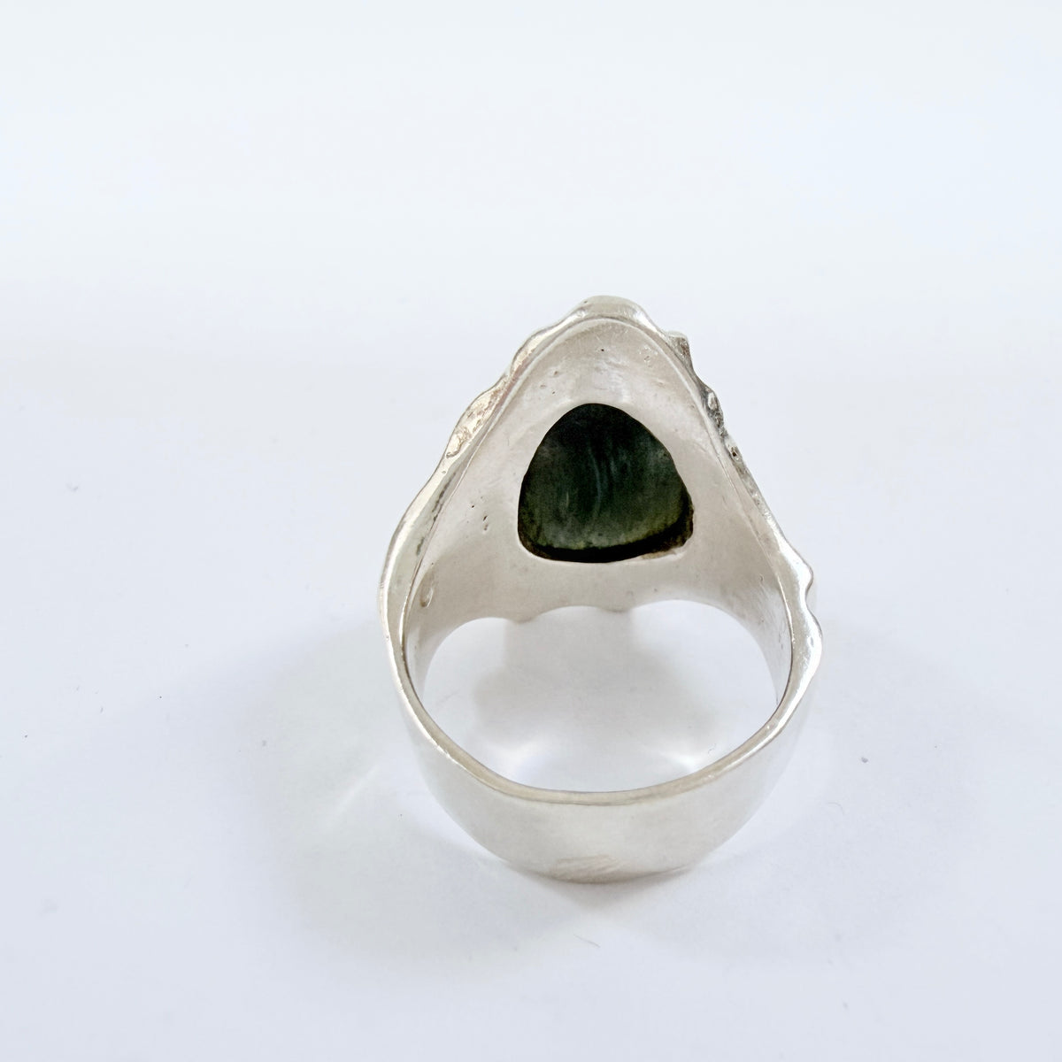 O Nordström, Sweden 1970s. Vintage Sterling Silver Bergslagen-stone Ring.