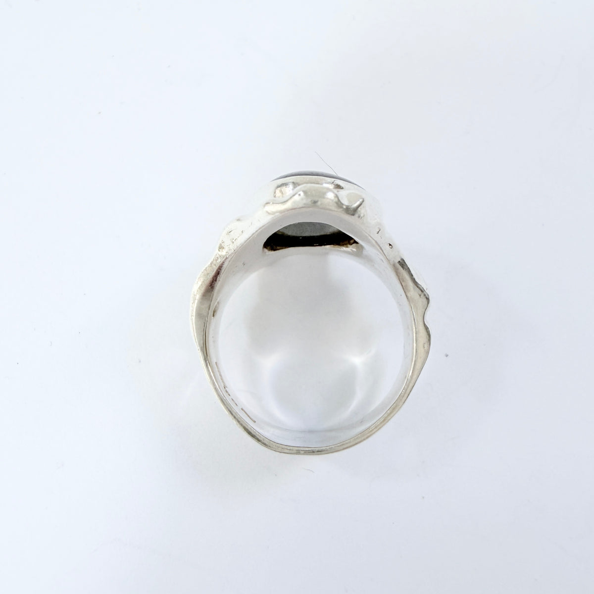 O Nordström, Sweden 1970s. Vintage Sterling Silver Bergslagen-stone Ring.