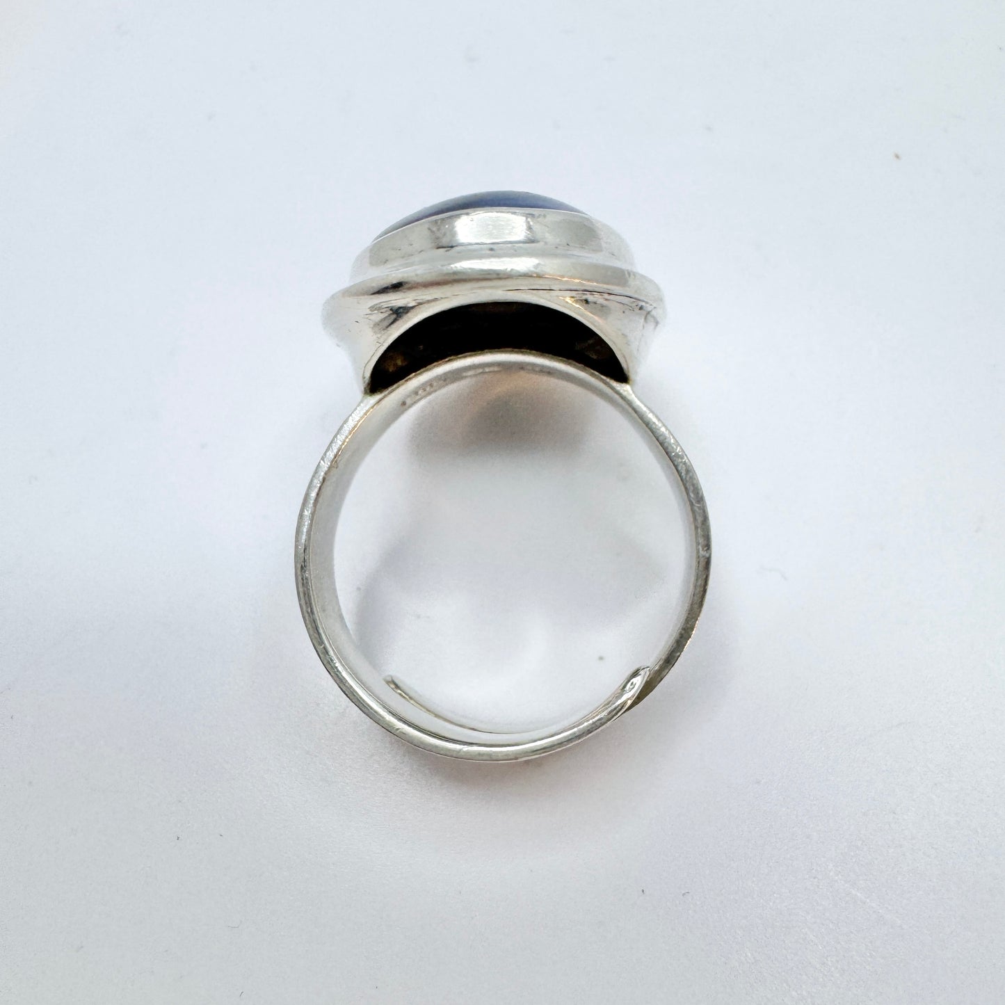 Nordström, Sweden 1970s. Vintage Sterling Silver Bergslagen-stone Ring.