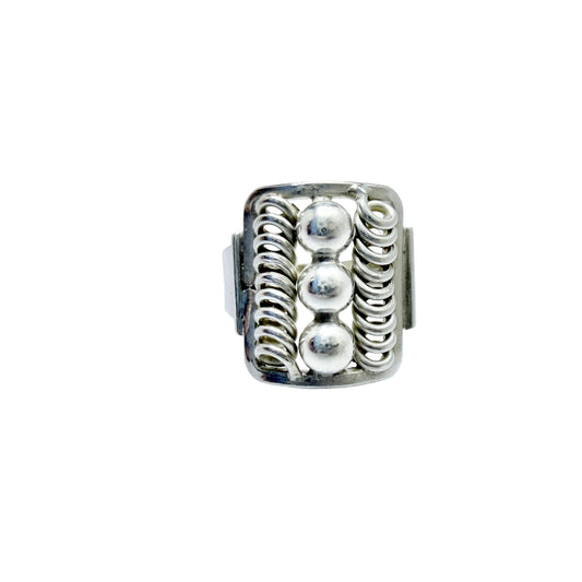 Bernhard Hertz, Denmark ca 1940. Vintage Solid Siler Ring.