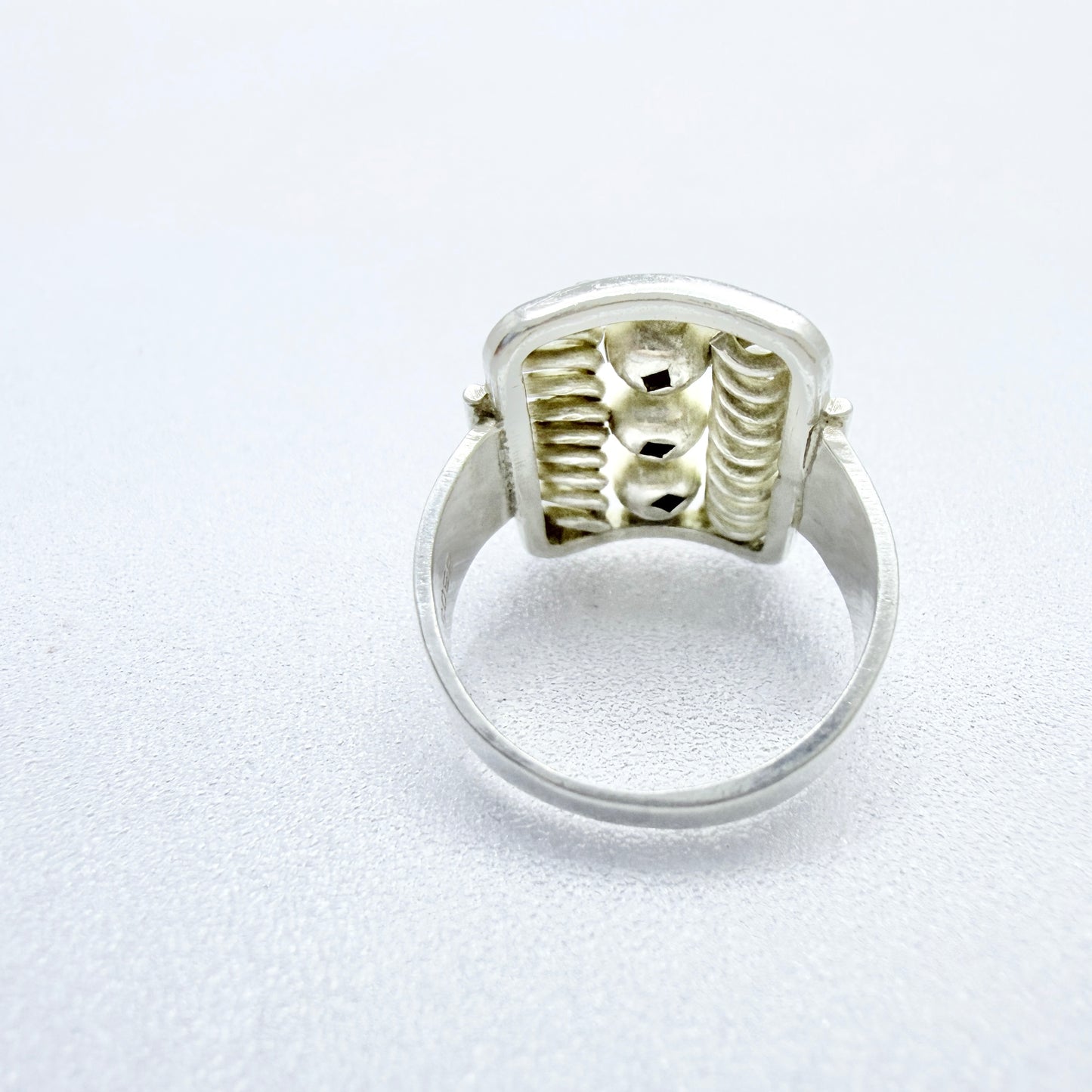 Bernhard Hertz, Denmark ca 1940. Vintage Solid Siler Ring.