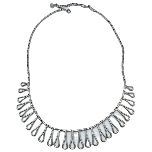 Vintage 1950-60s Solid Silver Necklace