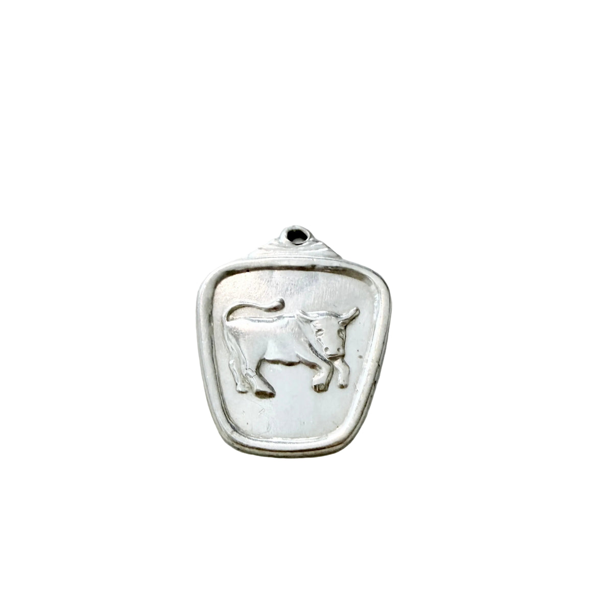Alton, Sweden year 1970. Vintage Sterling Silver Zodiac Taurus Charm