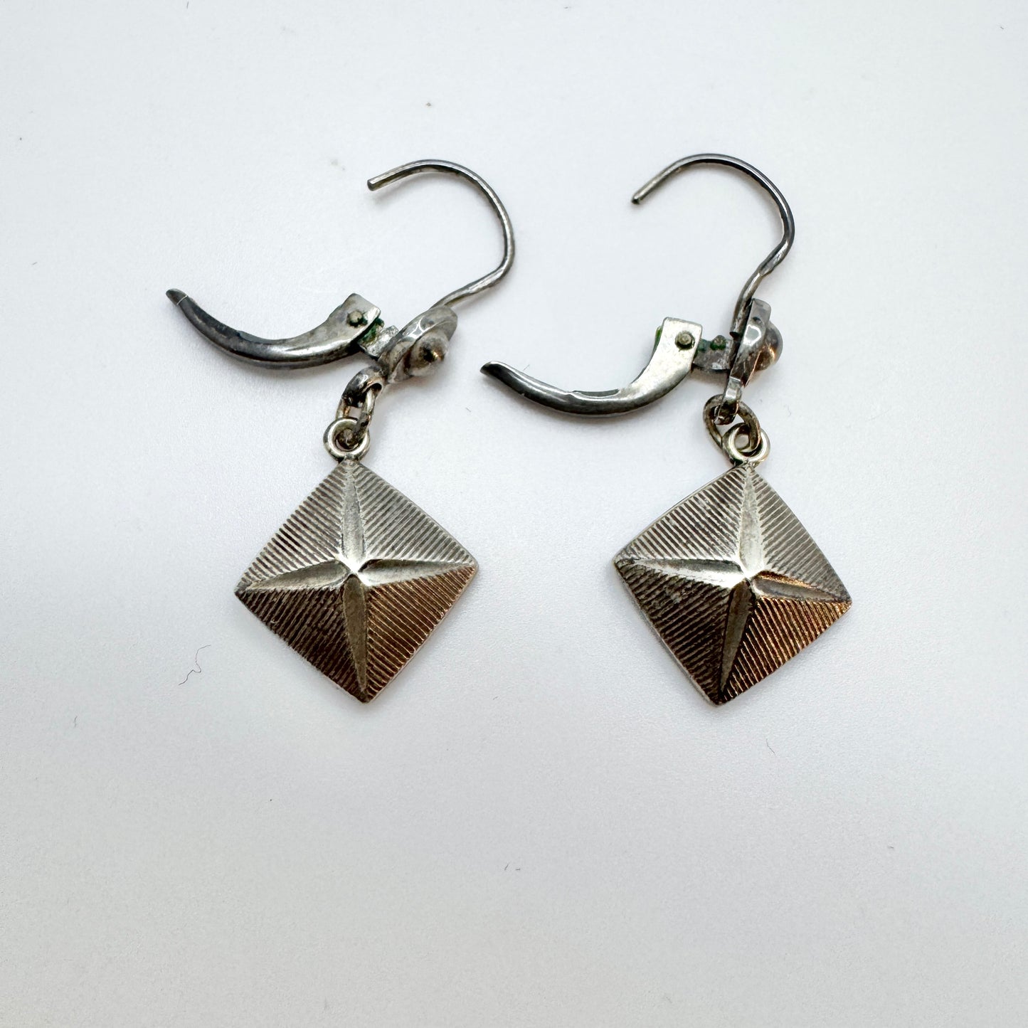 K&L-Kordes Lichtenfels, Germany c 1930s. Vintage Solid Silver Earrings.