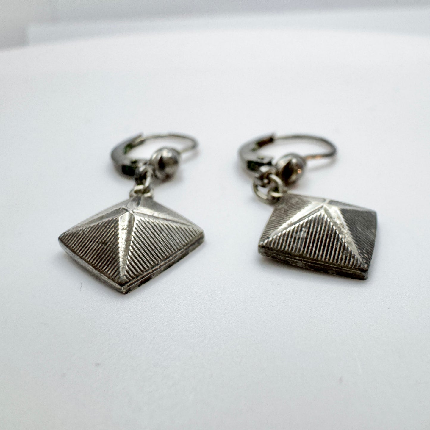 K&L-Kordes Lichtenfels, Germany c 1930s. Vintage Solid Silver Earrings.