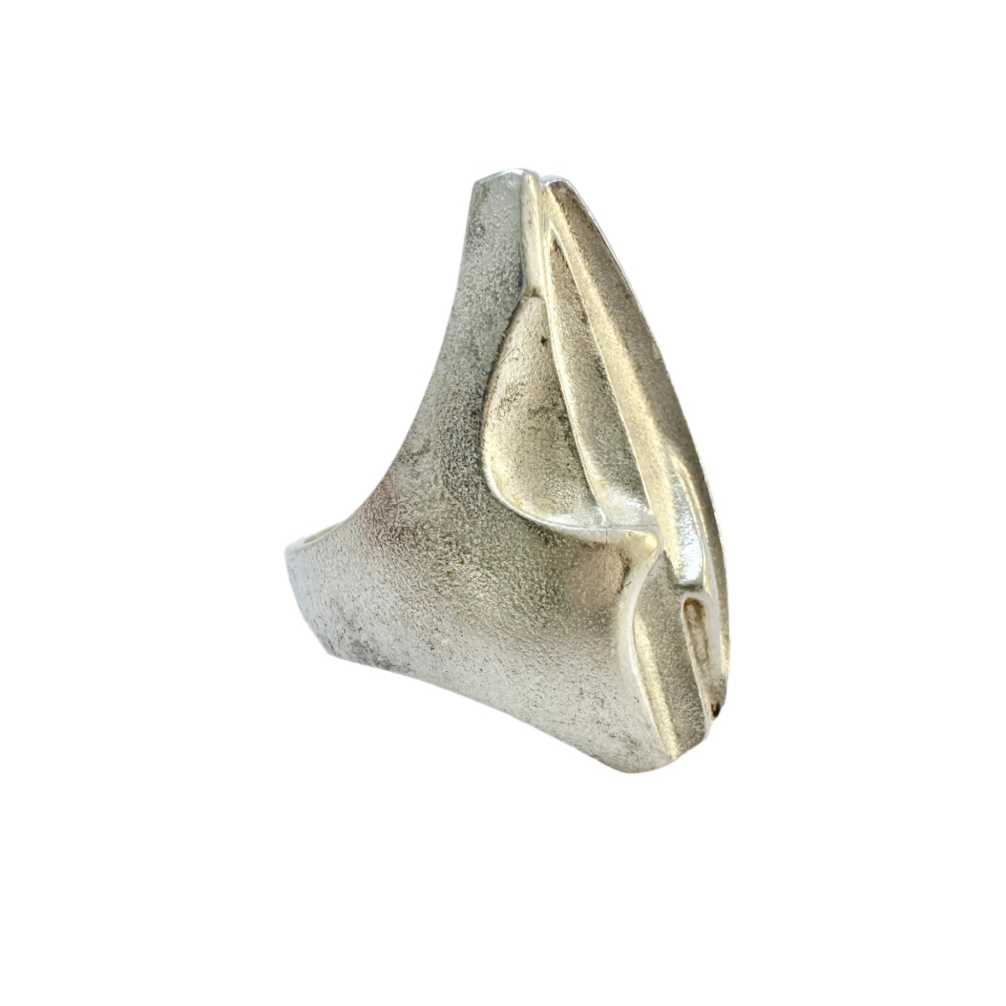 Bjorn Weckstrom for Lapponia Finland 1996. Vintage Sterling Silver Ring.