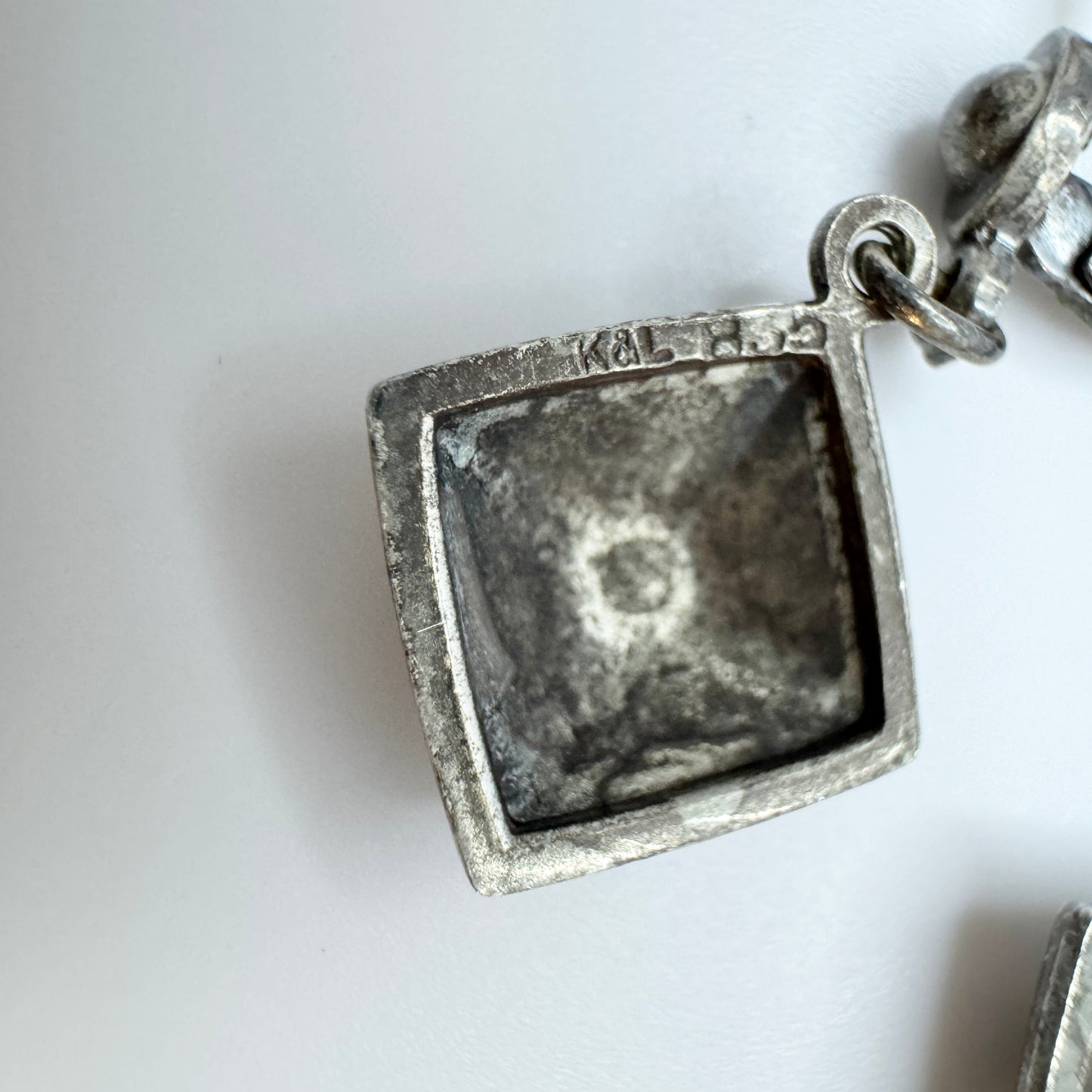 K&L-Kordes Lichtenfels, Germany c 1930s. Vintage Solid Silver Earrings.