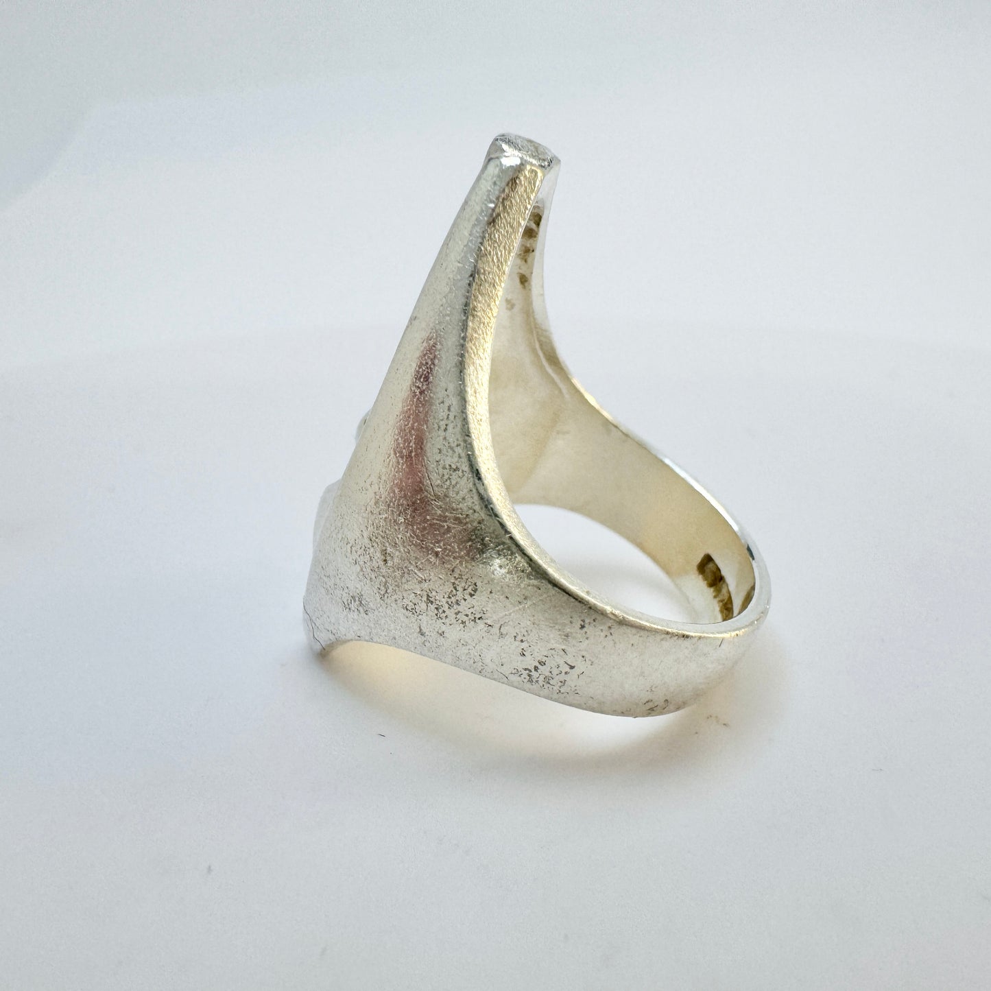 Bjorn Weckstrom for Lapponia Finland 1996. Vintage Sterling Silver Ring.